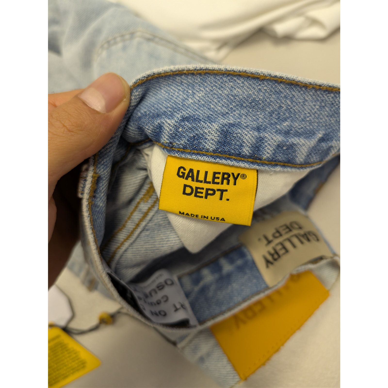 Gallery Dept. o1rshd1 Size: 38 x 32 / Pascal 5001 Straight-Leg Denim Jeans Size US 38 / EU 54 - 21 Thumbnail