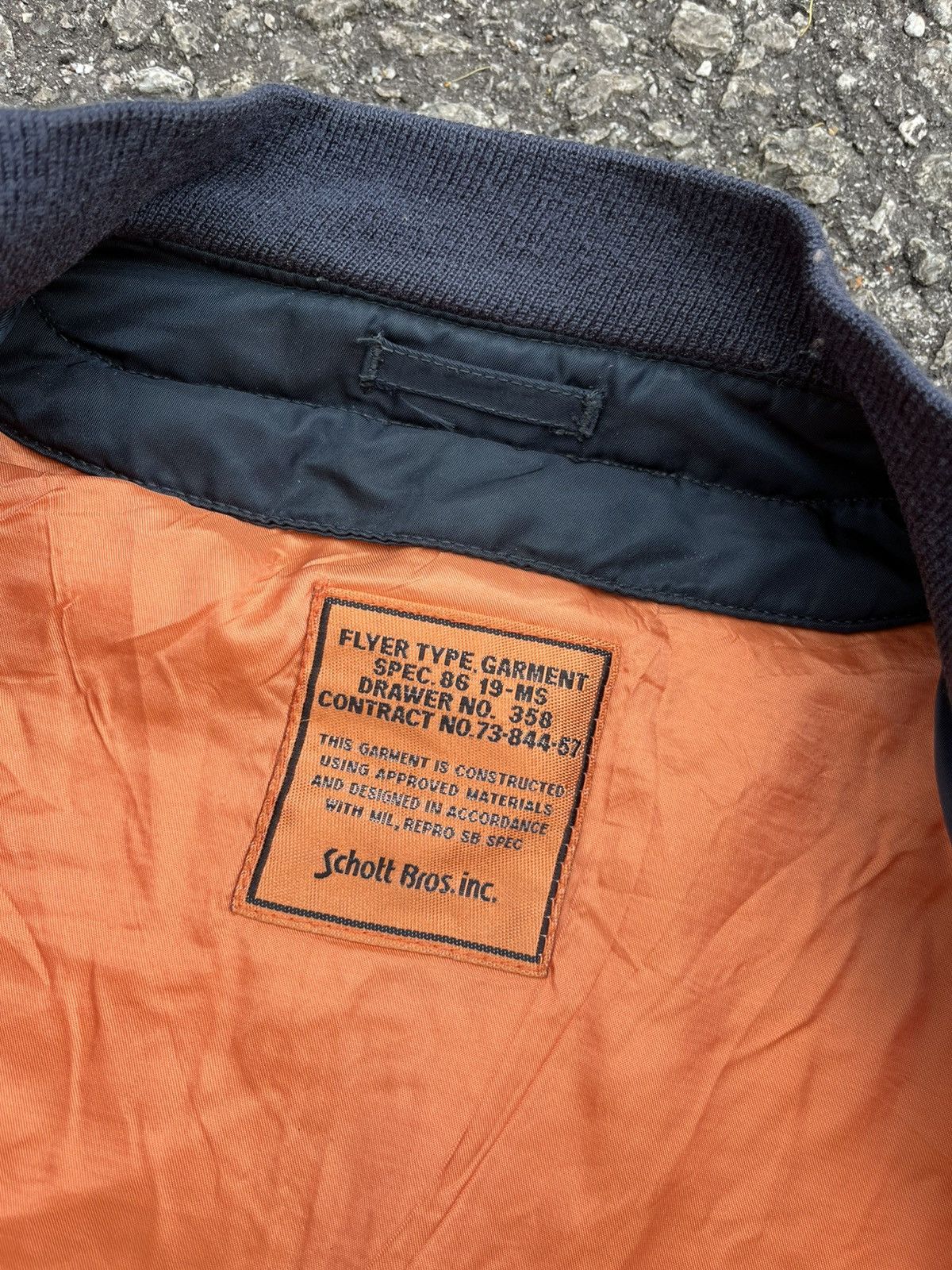 Schott Vintage Schott Bros Inc Bomber Flight Jacket Size US L / EU 52-54 / 3 - 10 Thumbnail