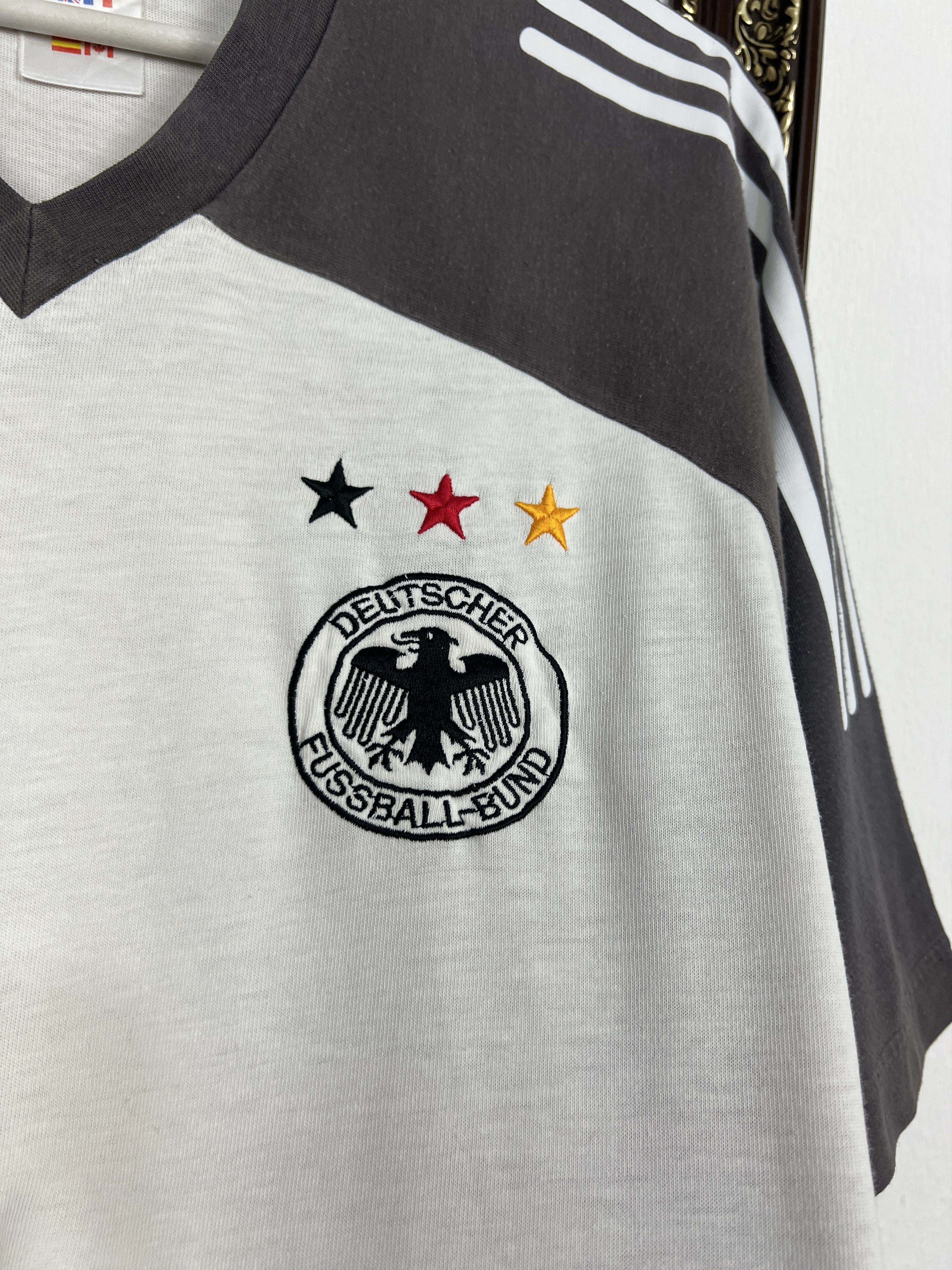 Adidas Vintage 90's Adidas Germany Football Train Shirt Soccer Size US XL / EU 56 / 4 - 3 Thumbnail