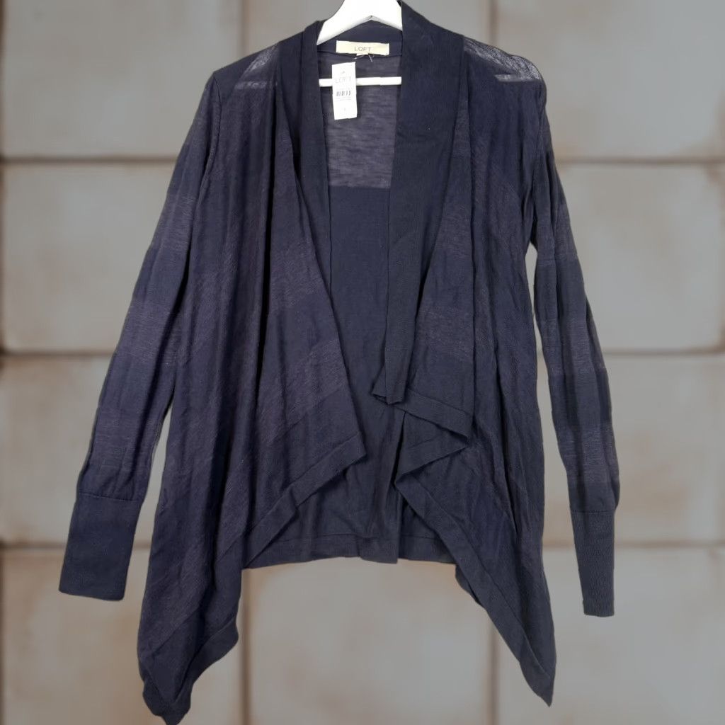 Loft LOFT Cardigan Sweater Black Open Front Women's Size S Cardigan Sweater Black LOFT Women Small Open Front Cardigan Sweater Size S / US 4 / IT 40 - 1 Thumbnail