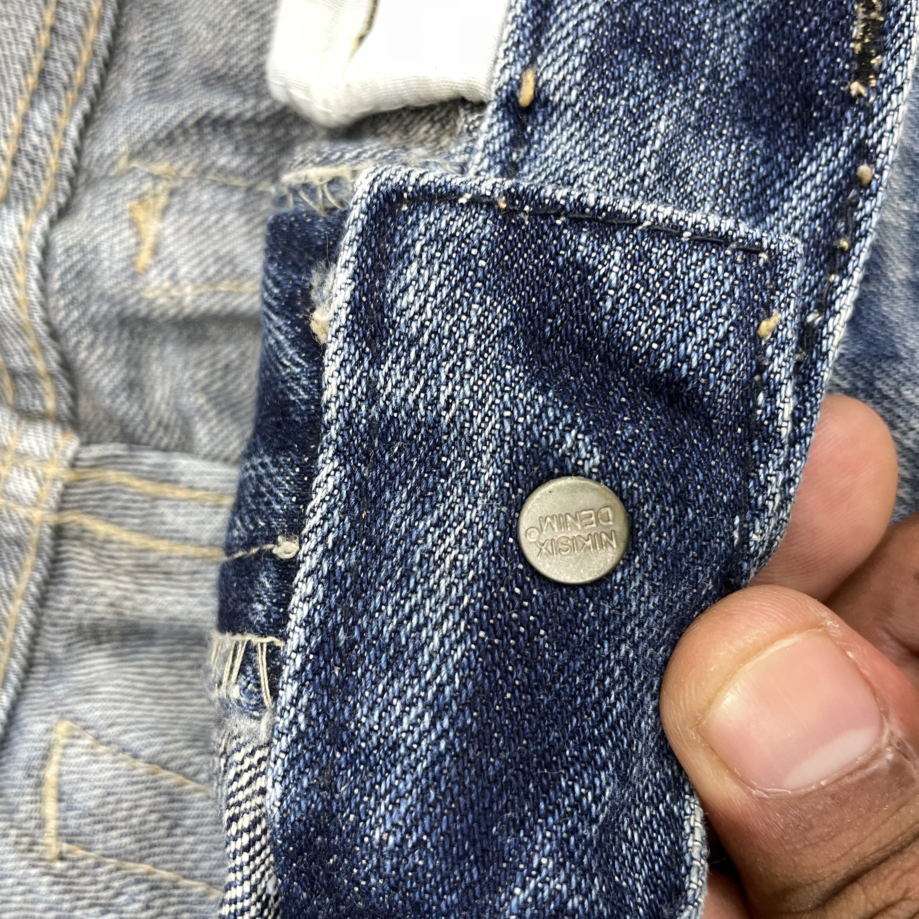 Japanese Brand × Vintage Vintage Nikisix Blue Denim Distressed Jeans - WC308 Size US 30 / EU 46 - 8 Thumbnail