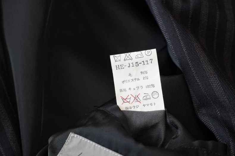 Yohji Yamamoto Yohji Yamamoto95AW Luming House Striped Double Breasted Jac Size US M / EU 48-50 / 2 - 6 Thumbnail