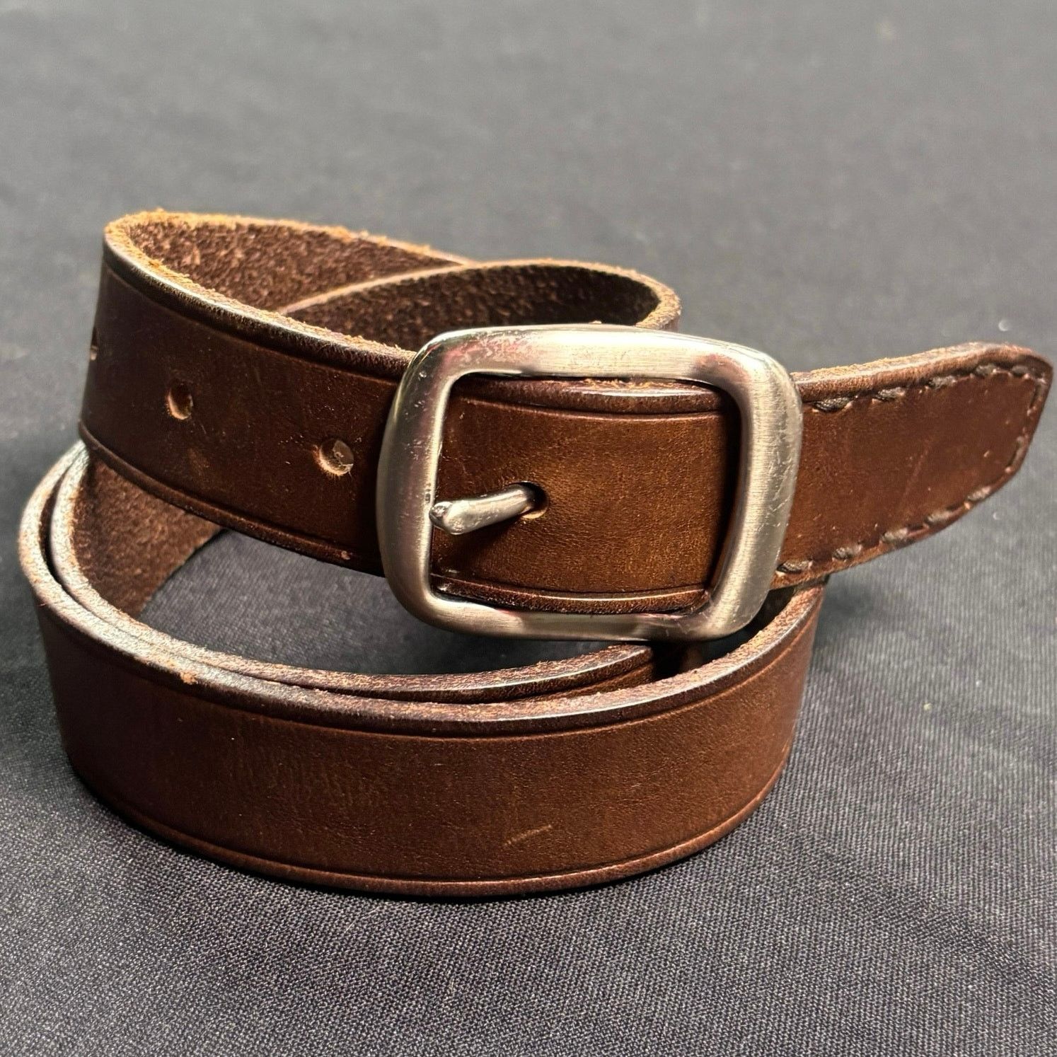 Other Brown & Silver Classic Men’s Belt Size ONE SIZE - 2 Thumbnail