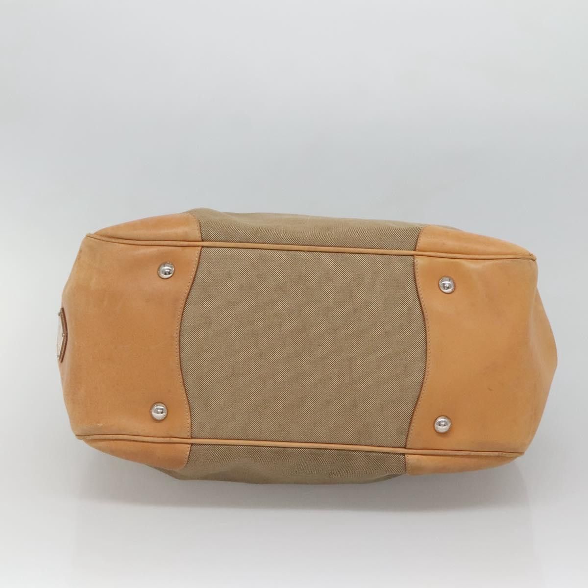 Prada PRADA Tote Bag Canvas Beige Silver Size ONE SIZE - 9 Thumbnail