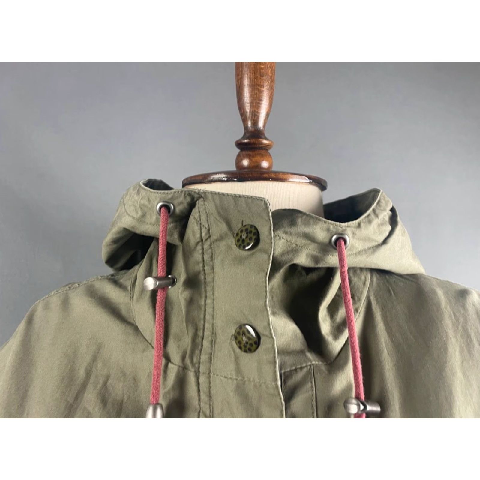 Olive Gudrun Sjoden Womens Hooded Jacket Olive Cotton Full Zip L Olive Hooded Jacket Womens Regular Size L - Gudrun Sjoden - Jacket Size L / US 10 / IT 46 - 6 Thumbnail