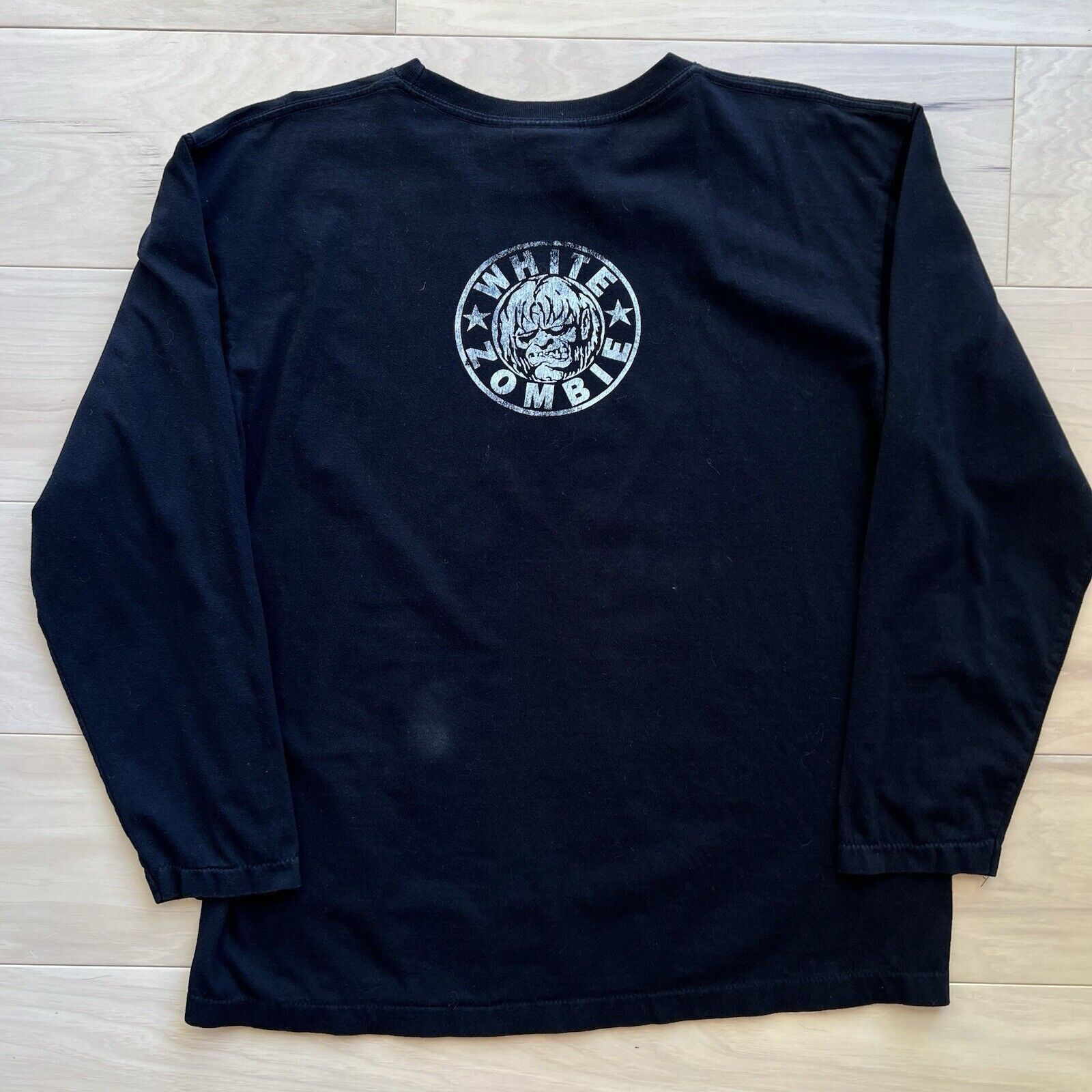 Band Tees × Vintage Vintage White Zombie Shirt XL Black 90s Long Sleeve Heavy Size US XL / EU 56 / 4 - 8 Thumbnail