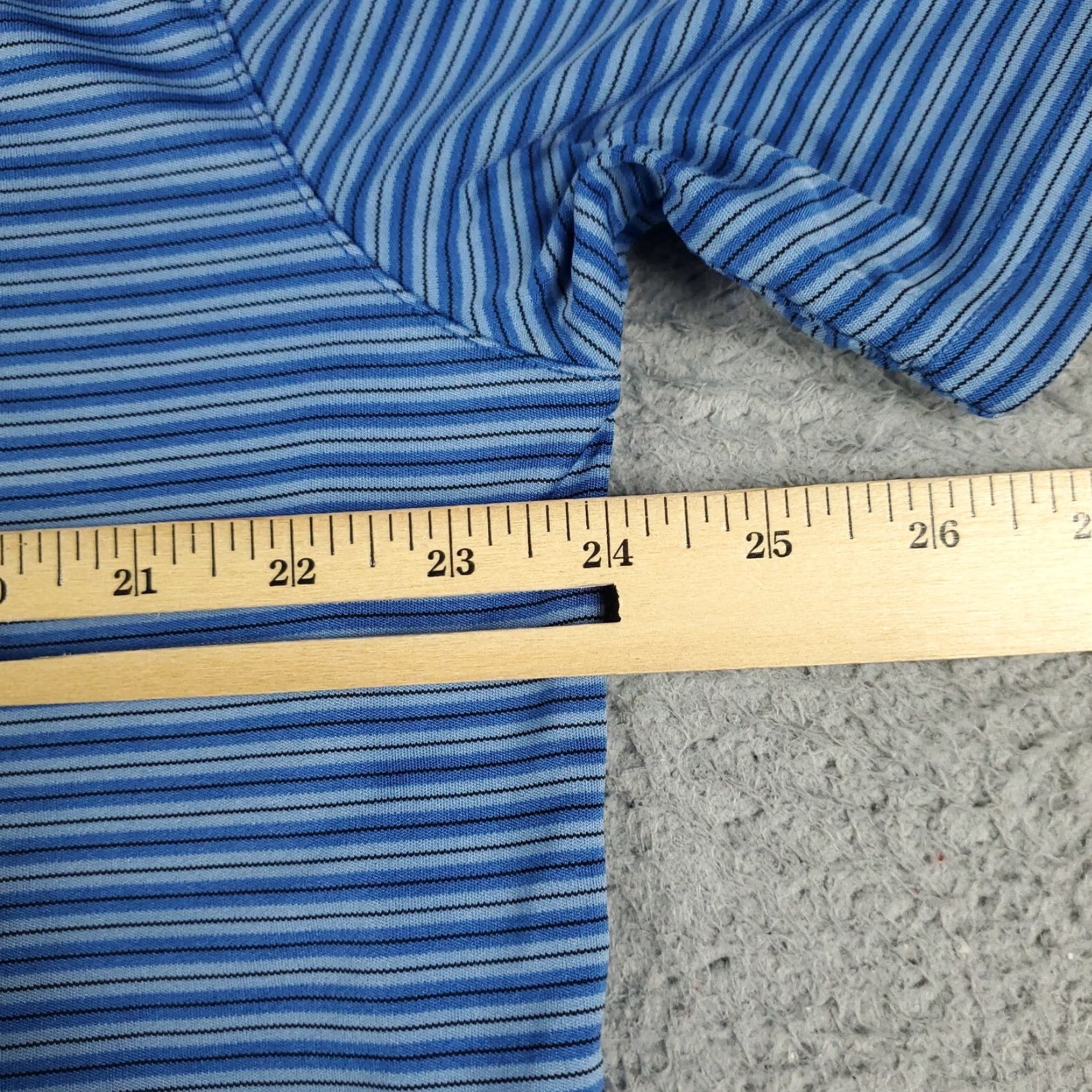 Vintage Greg Norman Polo Shirt Mens XL Blue Striped Golf Casual Short Sleeve Polo Size US XL / EU 56 / 4 - 5 Thumbnail