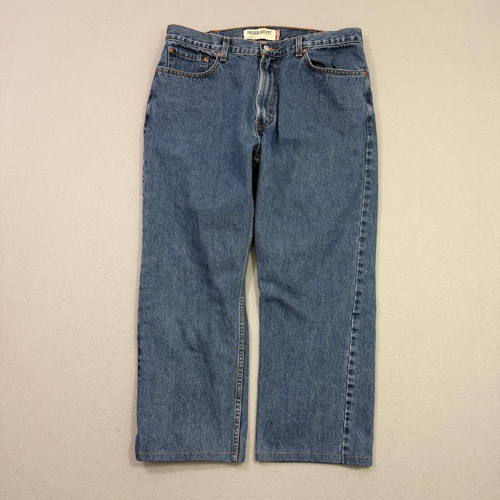 Levi's Vintage Levis 505 Jeans Men's 38x29 (Fits 38x27) Regular Size US 38 / EU 54 - 1 Thumbnail