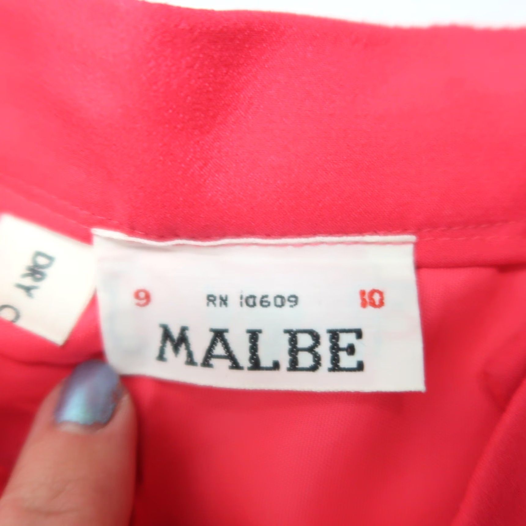 Pinko VINTAGE Malbe hot pink full long formal maxi skirt 27" Waist 13.5" Polyester 1970s 10 Womens Size 27" / US 4 / IT 40 - 5 Thumbnail