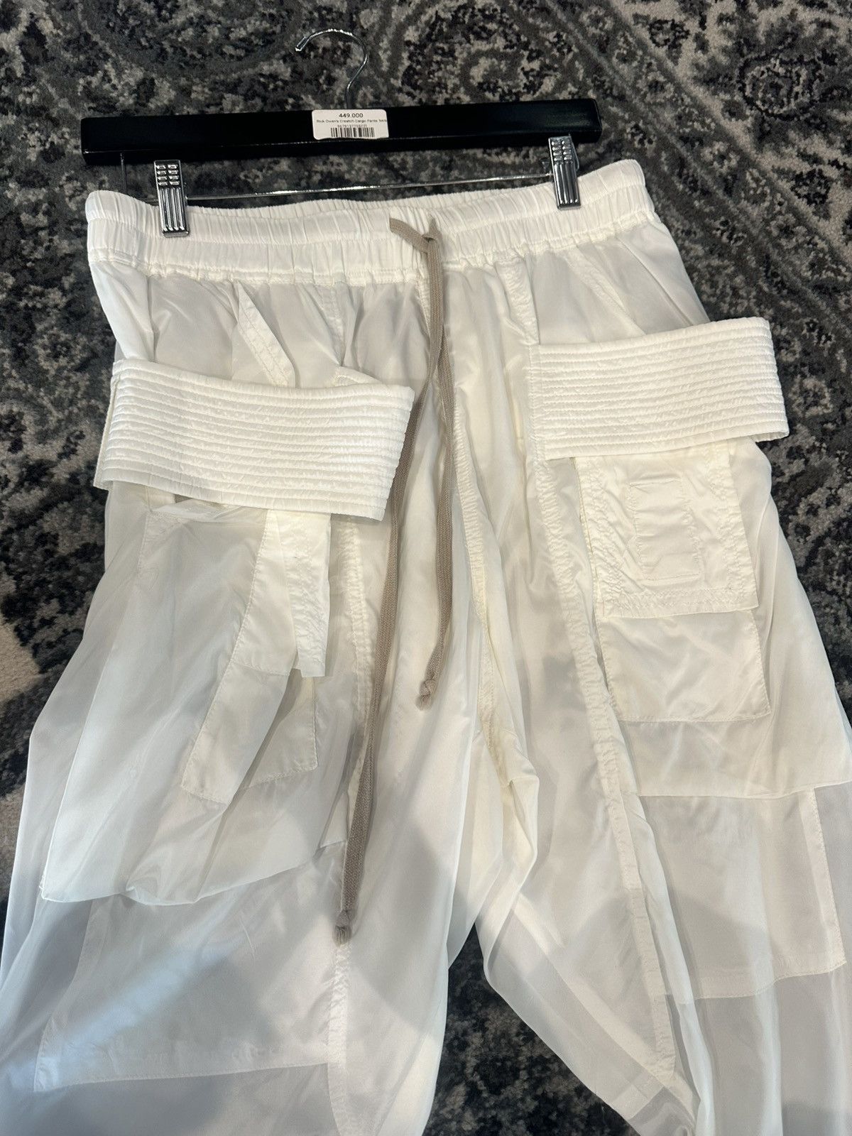 Rick Owens Rick Owen’s Creatch Cargo Pants ‘Milk’ Size US 30 / EU 46 - 2 Thumbnail