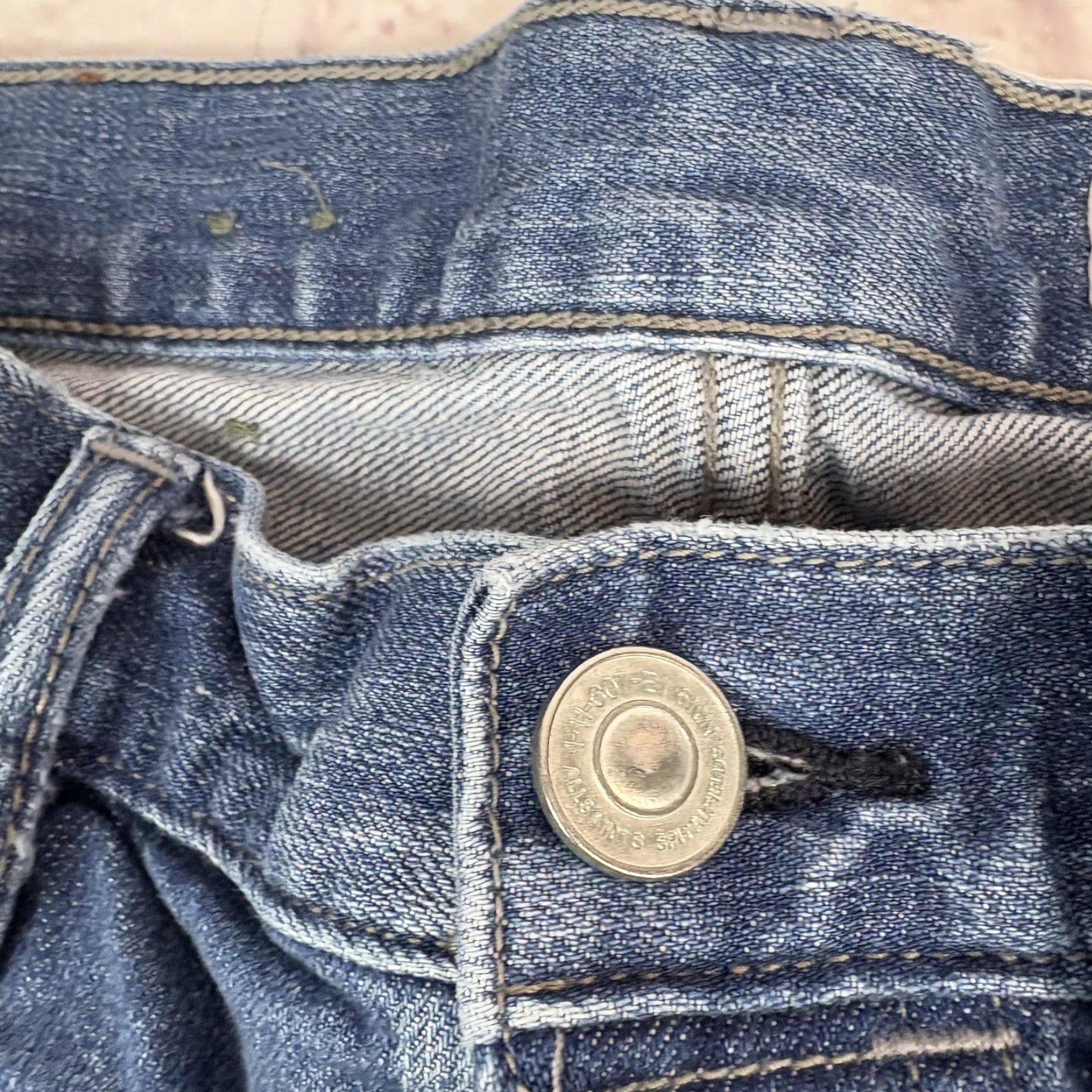 Allsaints AllSaints Cigarette Jeans Mens 30x30 Medium Wash Slim Straight Denim Jeans Size US 30 / EU 46 - 4 Thumbnail