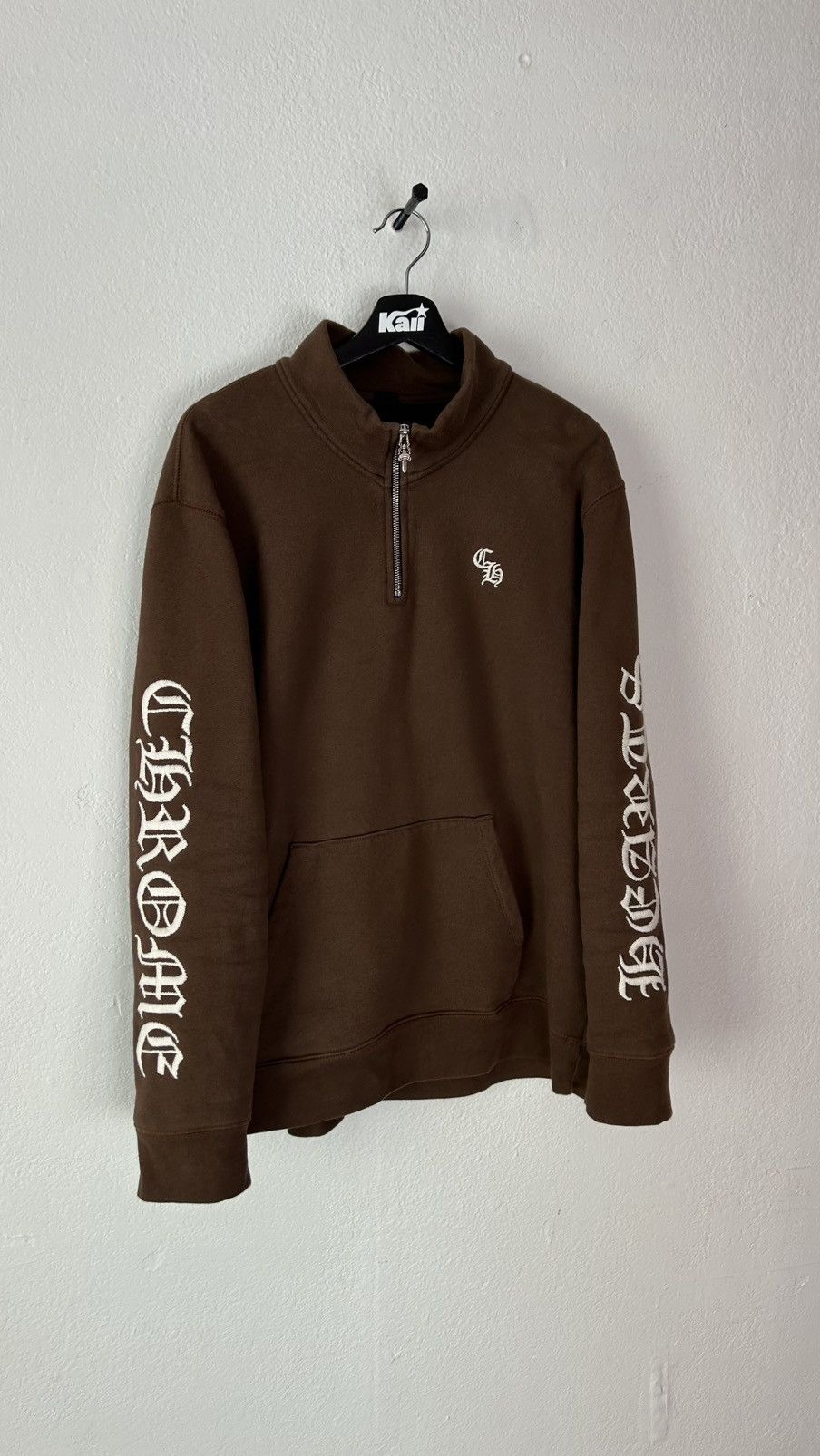 Chrome Hearts Chrome Hearts Brown Quarter Zip Size US XL / EU 56 / 4 - 2 Thumbnail