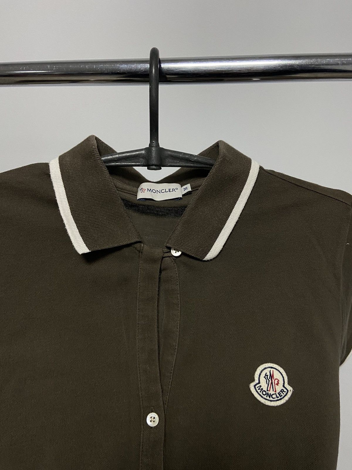 Moncler × Vintage Moncler Vintage T Shirt Polo Small Logo Luxury Size US M / EU 48-50 / 2 - 4 Thumbnail