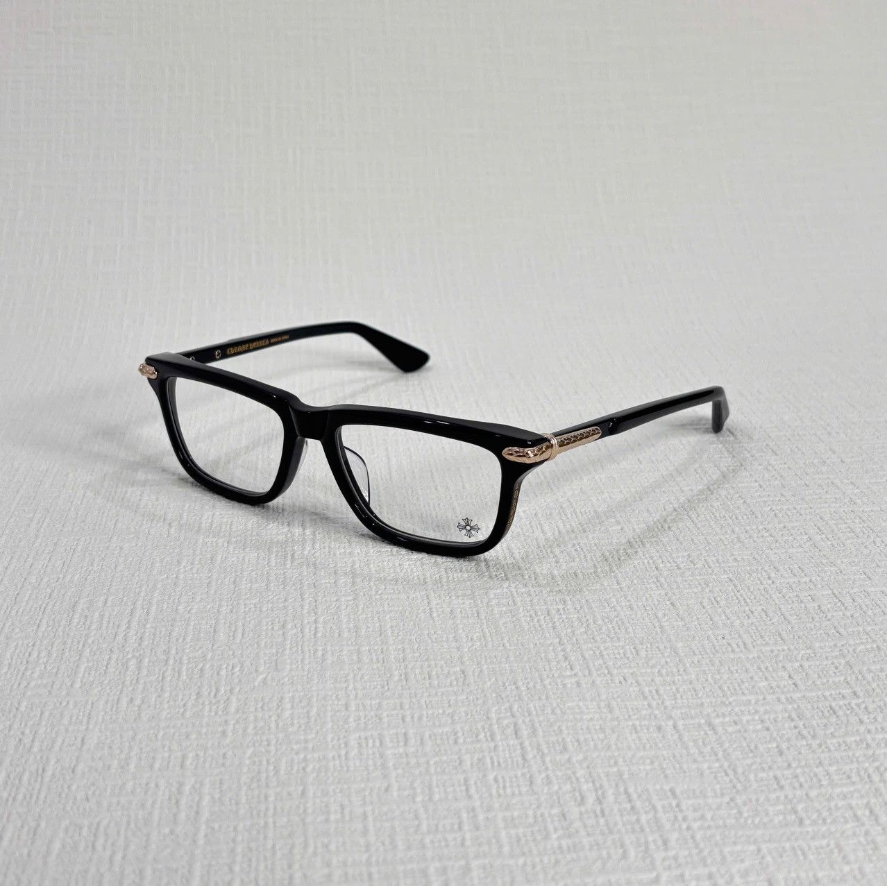 Chrome Hearts CHROME HEARTS LITTLE DINGER Black/18KGP - 54/18/152 Size ONE SIZE - 1 Thumbnail