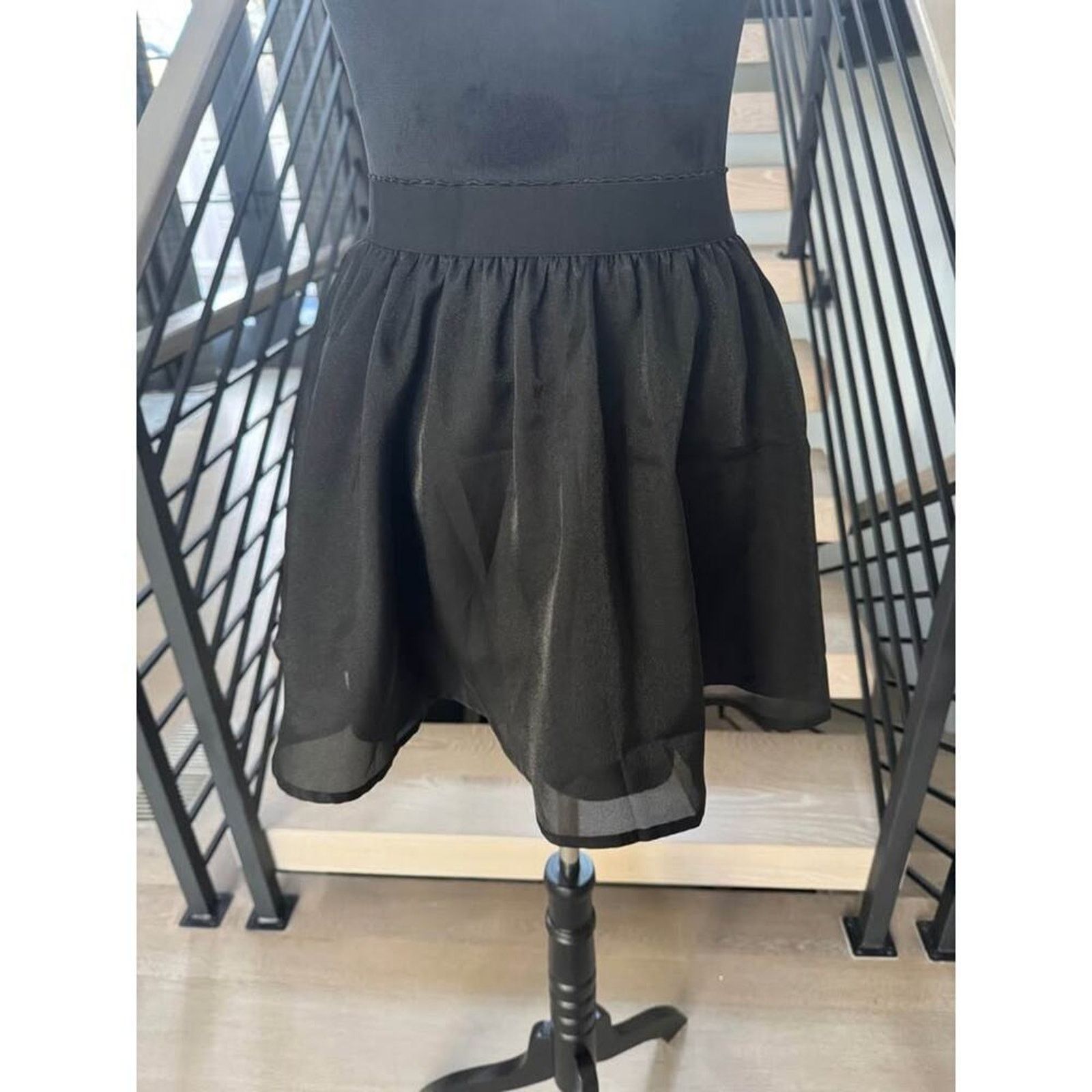 Other New Black sheer mini skirt size S/M Size 26" / US 2 / IT 38 - 2 Thumbnail
