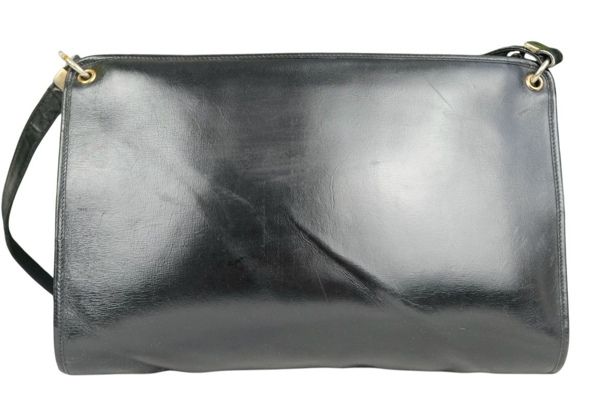 Dior Vintage Christian Dior Leather Shoulder Bag Black leather Size ONE SIZE - 4 Thumbnail