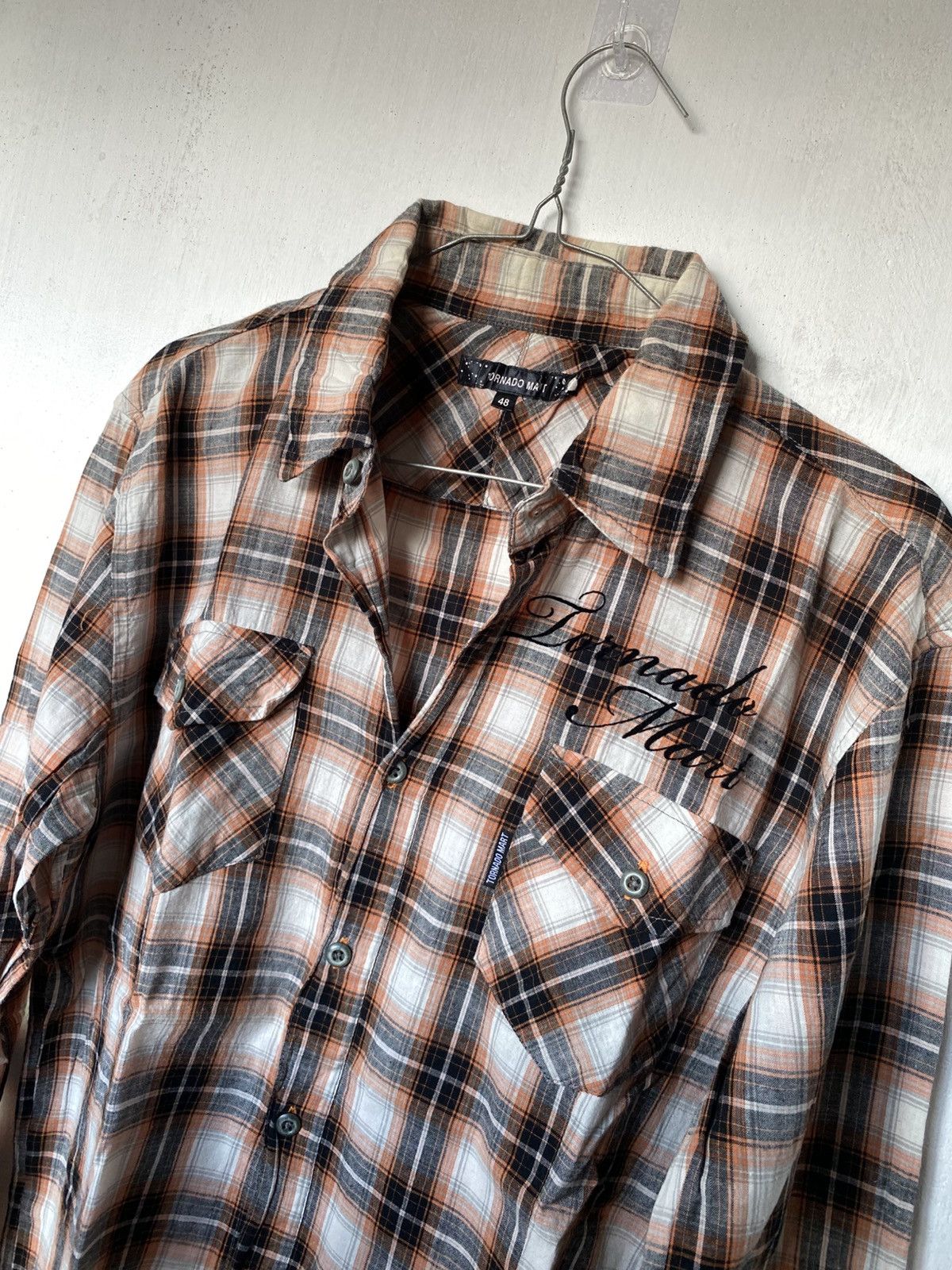 If Six Was Nine × Tornado Mart Tornado Mart Plaid Veterano Button Shirt Size US M / EU 48-50 / 2 - 2 Thumbnail