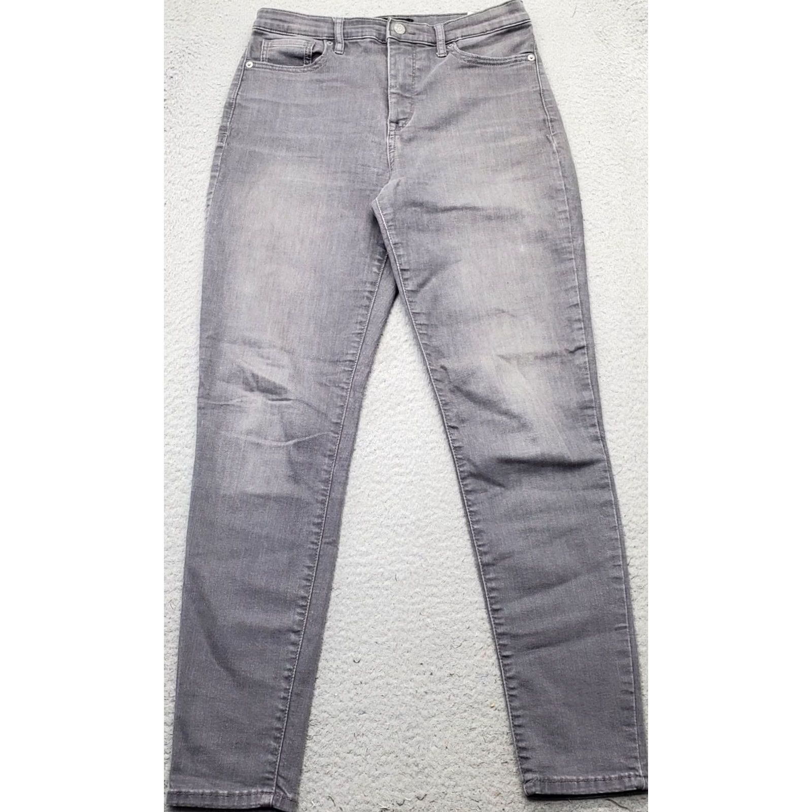 Banana Republic Banana Republic Women's 28/6 Gray Denim High Rise 5-Pocket Skinny Jeans Shirt Category: Jeans Size 28" / US 6 / IT 42 - 2 Thumbnail