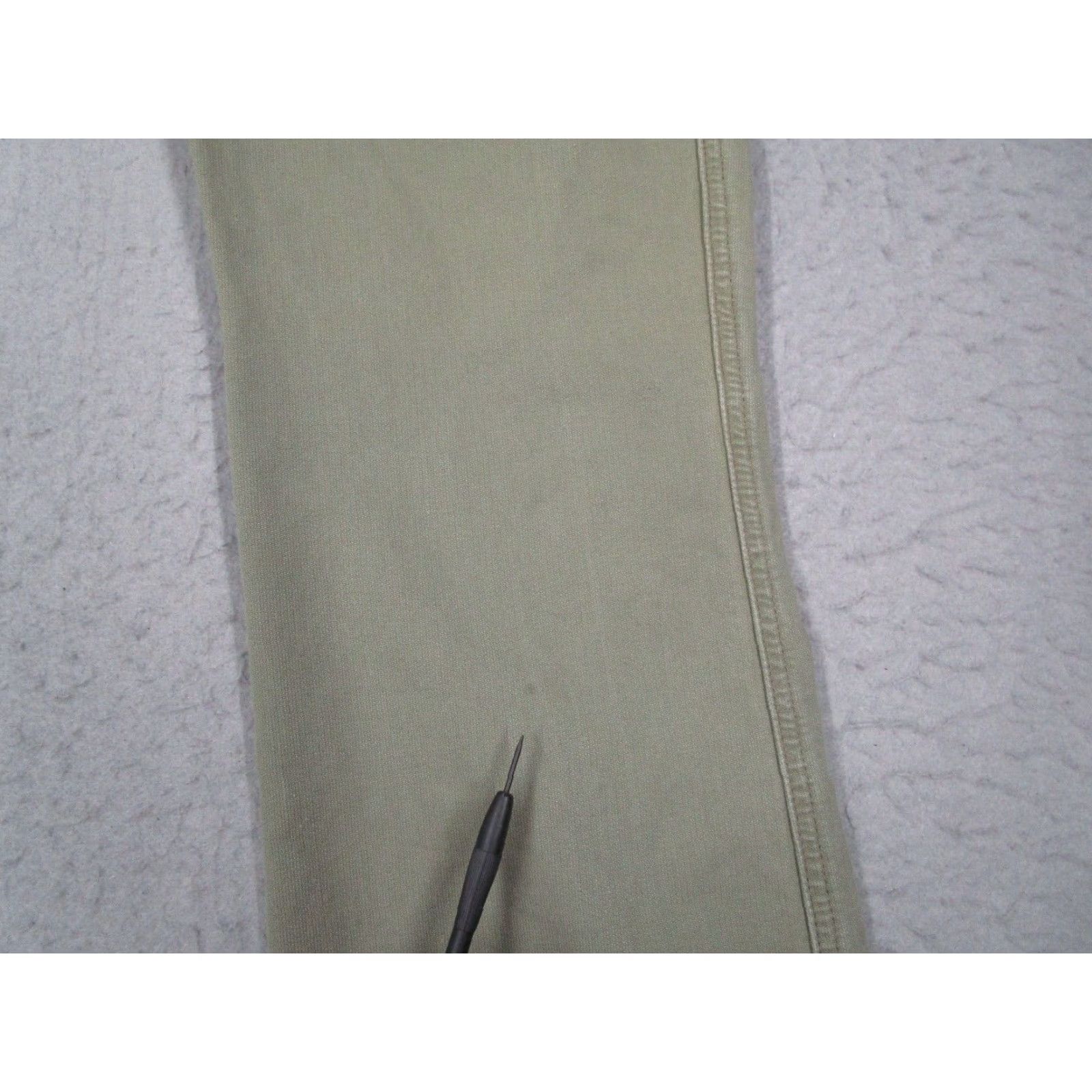 Levi's Levis Women's Pants 14 Medium Green Canvas Bootcut Mid Rise Casual Workwear 36x31 Size 36" / US 14 / IT 50 - 7 Thumbnail