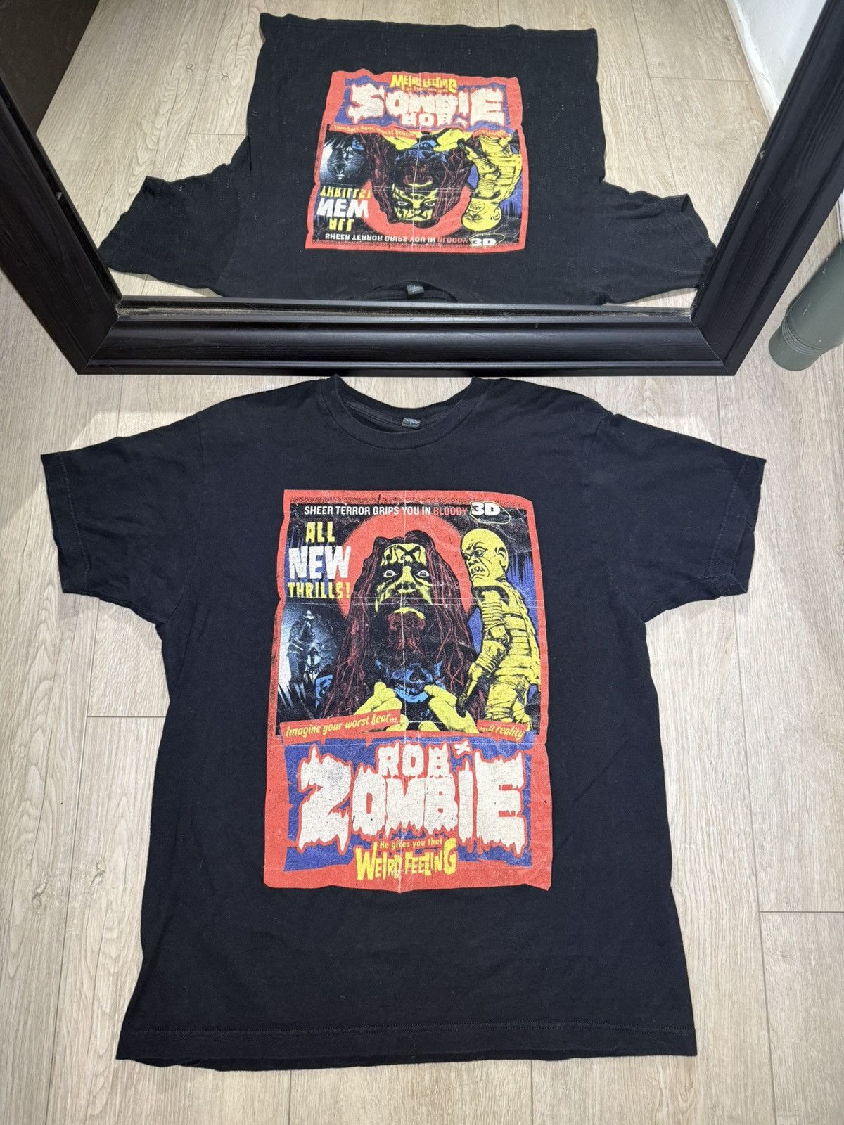 Band Tees × Vintage Vintage / Y2K Rob Zombie Sheer Terror Tour Shirt Size US L / EU 52-54 / 3 - 1 Thumbnail