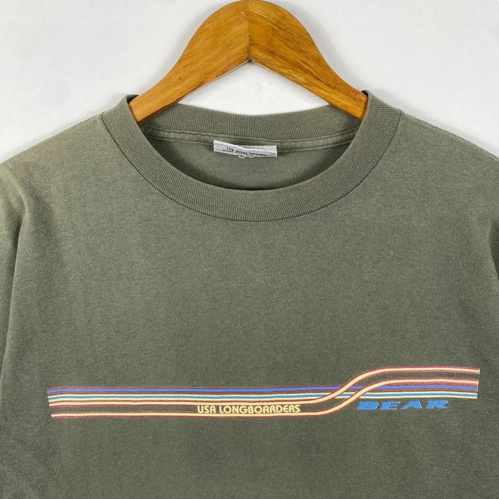 Vintage Vintage 00's BEAR USA LONGBOARDERS Surf Boards Tee Shirt Size US L / EU 52-54 / 3 - 2 Thumbnail