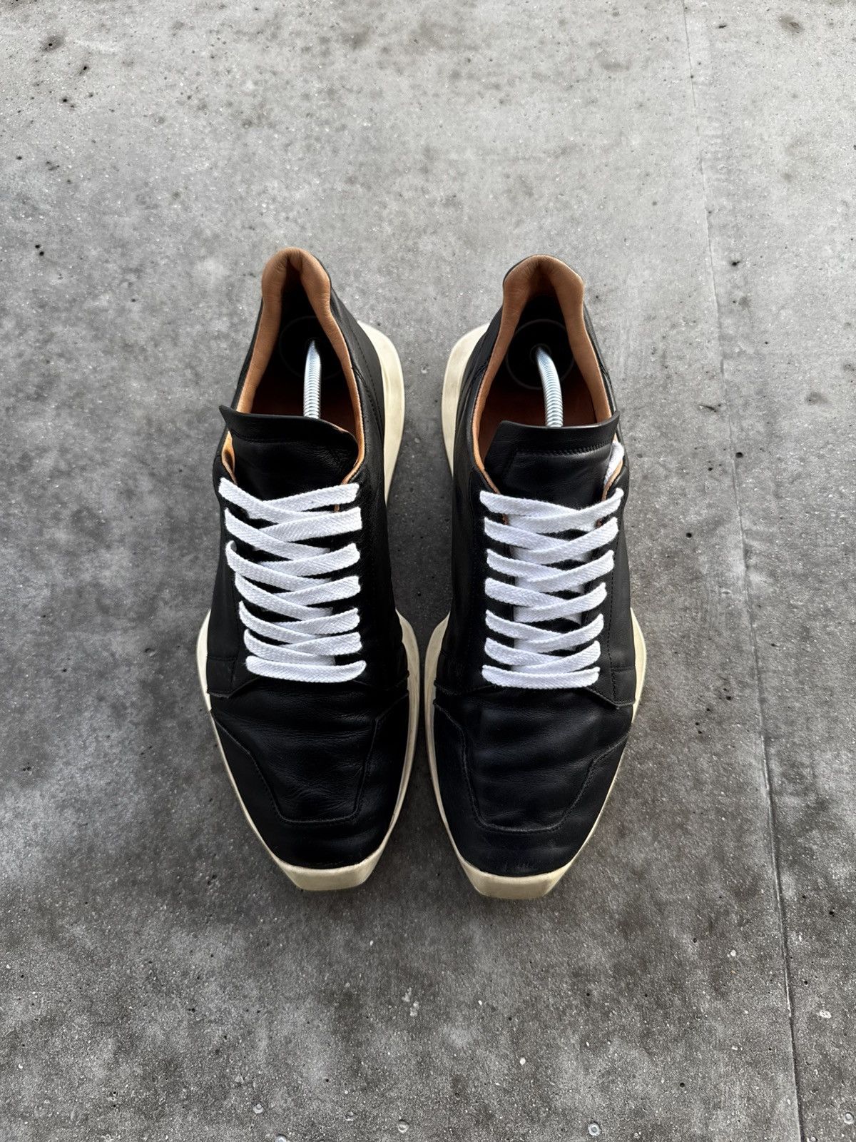 Rick Owens Rick Owens oblique Lace Up Runner sneakers archive designer Size US 9 / EU 42 - 3 Thumbnail