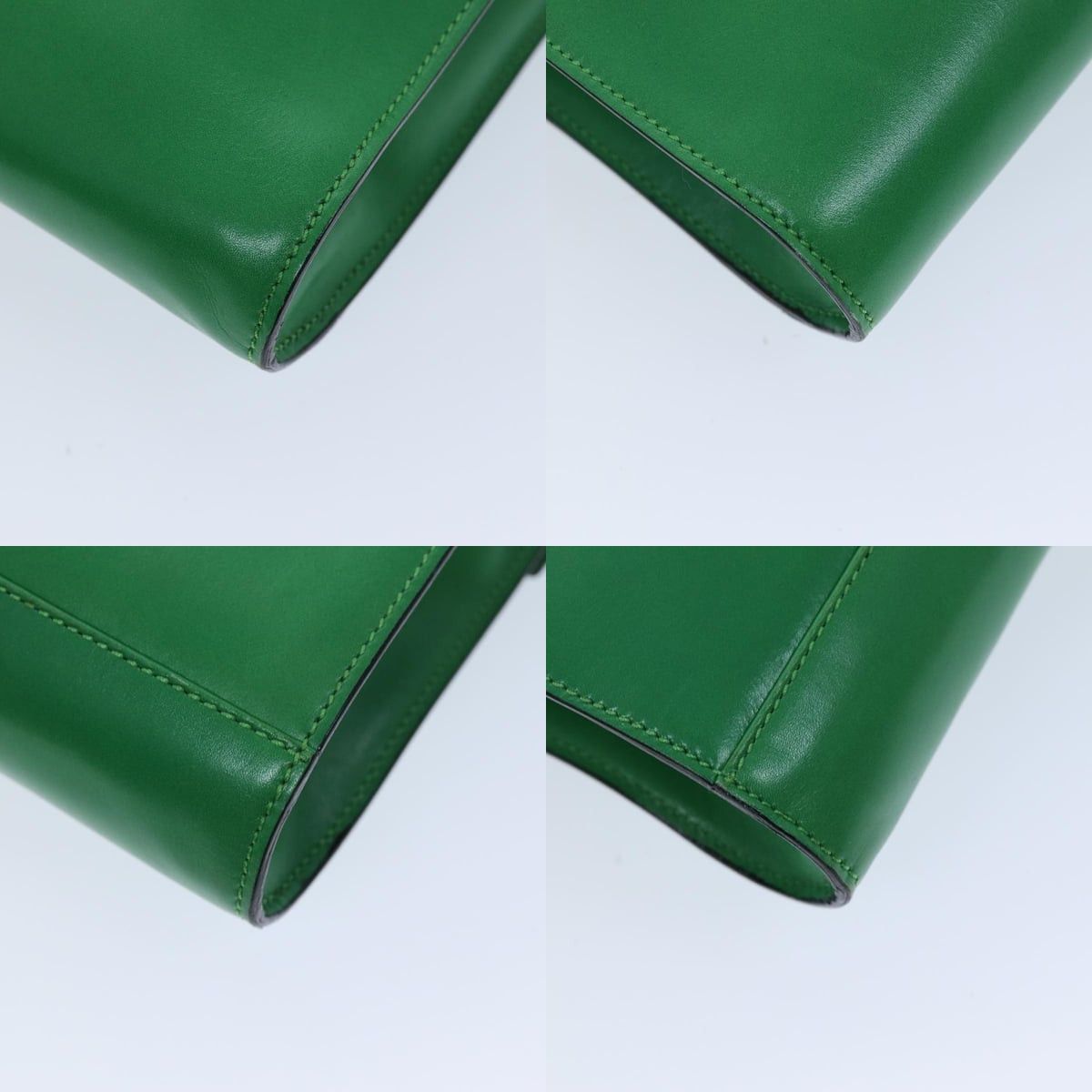 Celine CELINE Shoulder Bag Leather Green Size ONE SIZE - 11 Thumbnail