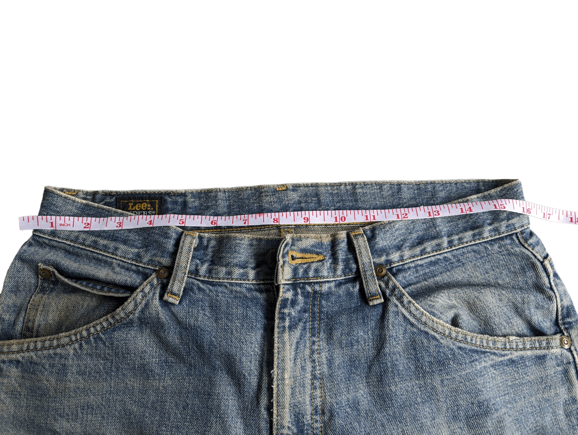 Lee LEE RIDER PATCHWORK DISTRESSED DENIM Size US 32 / EU 48 - 15 Thumbnail