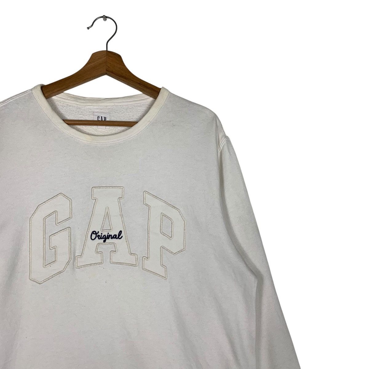 Gap GAP Spell Out Big Logo Crewneck Sweatshirt #1519-C68 Size US M / EU 48-50 / 2 - 5 Thumbnail