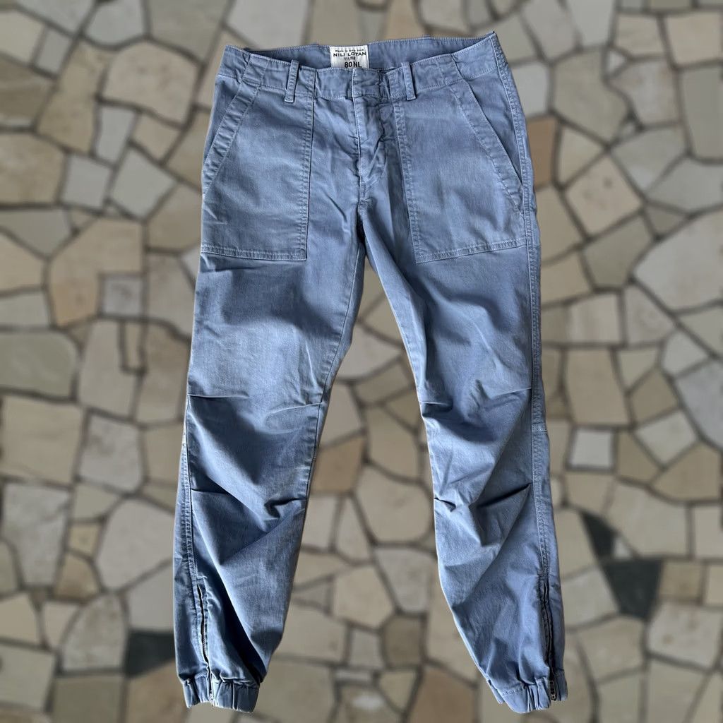 Nili Lotan Nili Lotan Cropped Womens 2 Blue Military Pant ISA Made Women Size 26" / US 2 / IT 38 - 1 Thumbnail