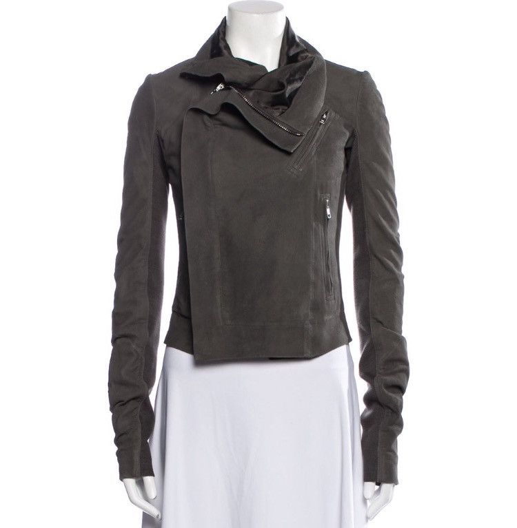 Rick Owens Rick Owens suede jacket Size XS / US 0-2 / IT 36-38 - 1 Thumbnail