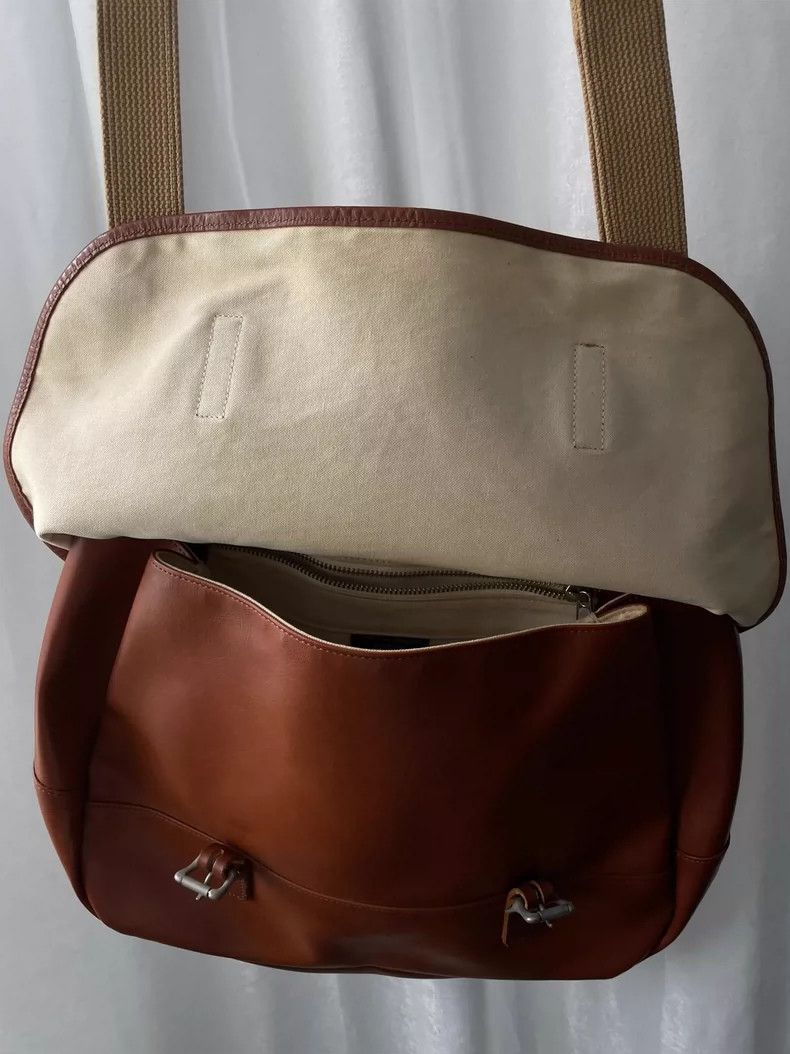 Comme des Garcons Comme des Garçons Medieval leather brown cross-body shoulde Size ONE SIZE - 5 Thumbnail