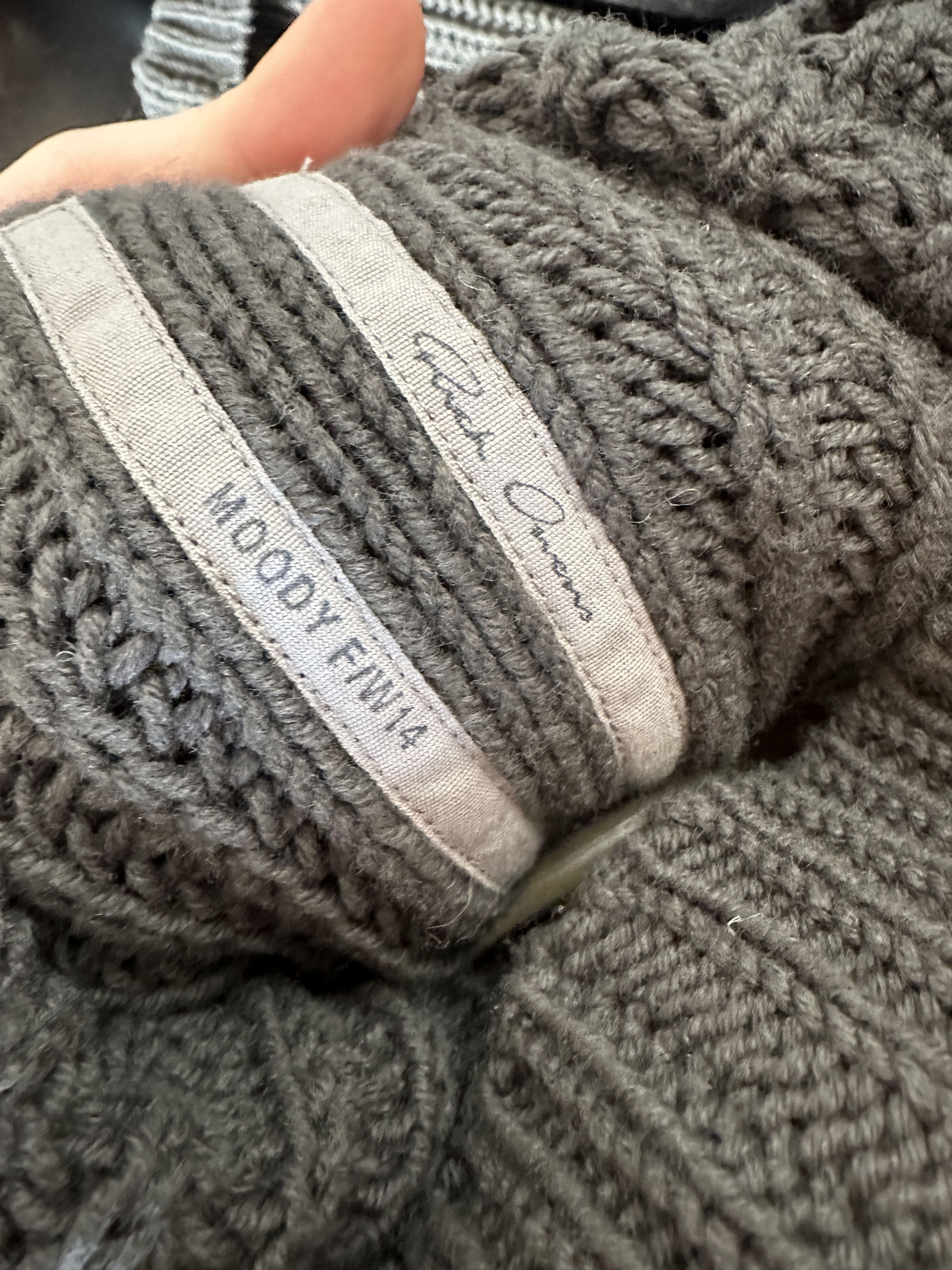 Rick Owens Rick Owens Fisherman Knit 'Moody' Turtleneck Sweater Size US S / EU 44-46 / 1 - 7 Thumbnail