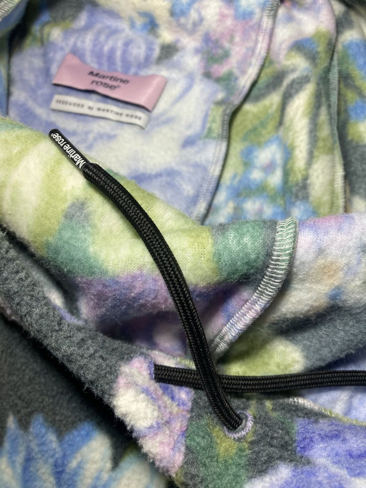 Martine Rose SS21 Martine Rose Black Floral Fleece Sweatshorts Logo 2021 Size US 30 / EU 46 - 6 Thumbnail
