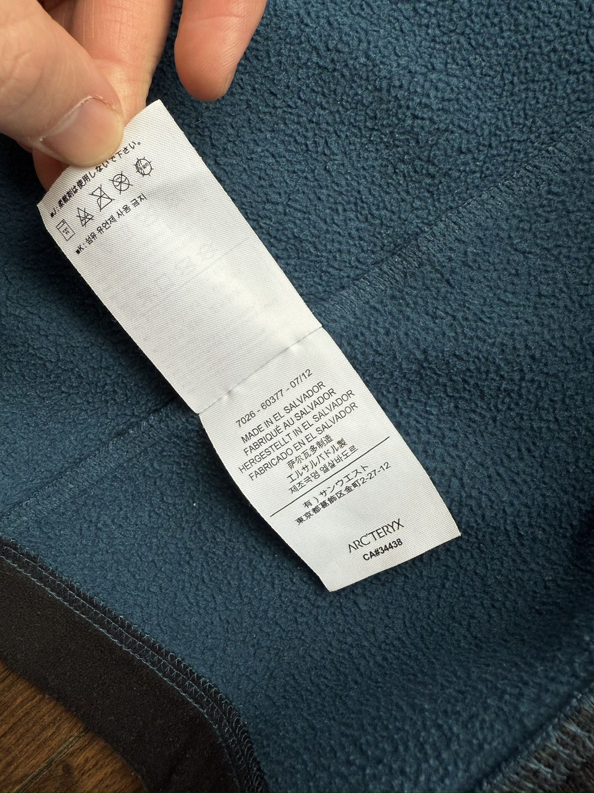 Arc'teryx ARC'TERYX Blue Fleece Zip-up Sweater Jacket Made in Canada Size US L / EU 52-54 / 3 - 9 Thumbnail