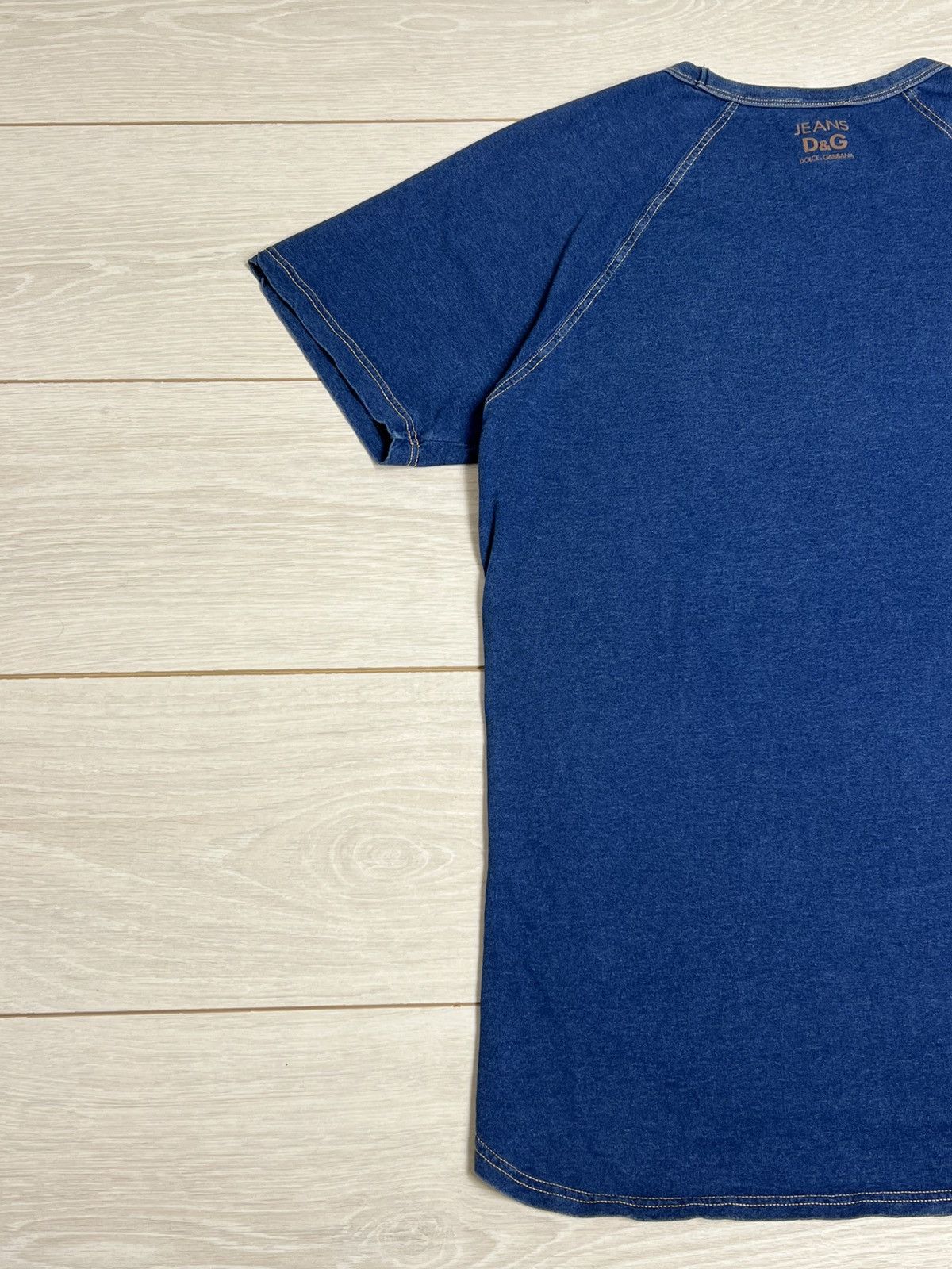 Dolce & Gabbana Archive D&G Dolce & Gabbana Jeans Raglan T-Shirt Ittierre Size XL / US 12-14 / IT 48-50 - 6 Thumbnail