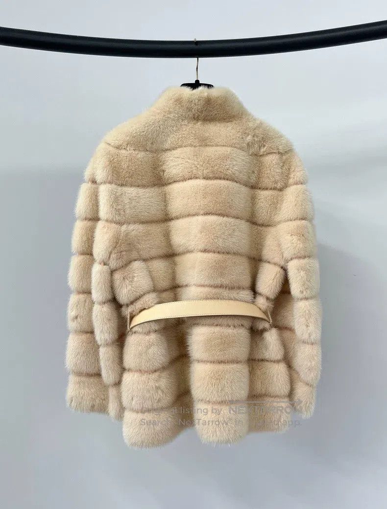 Fendi Fendi Light pink mink fur coat Size XS / US 0-2 / IT 36-38 - 2 Thumbnail