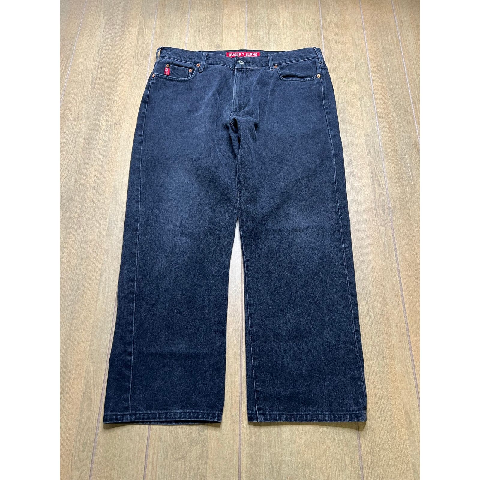 Guess Vintage Guess Jeans Black Denim Pants Mens 40x30 Y2K baggy Size US 40 / EU 56 - 1 Thumbnail
