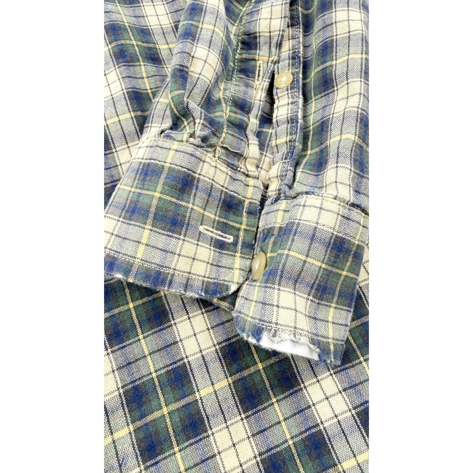 J.Crew J.Crew Shirt Mens L Blue Plaid Button-Down Long Sleeve Casual Size US L / EU 52-54 / 3 - 5 Thumbnail