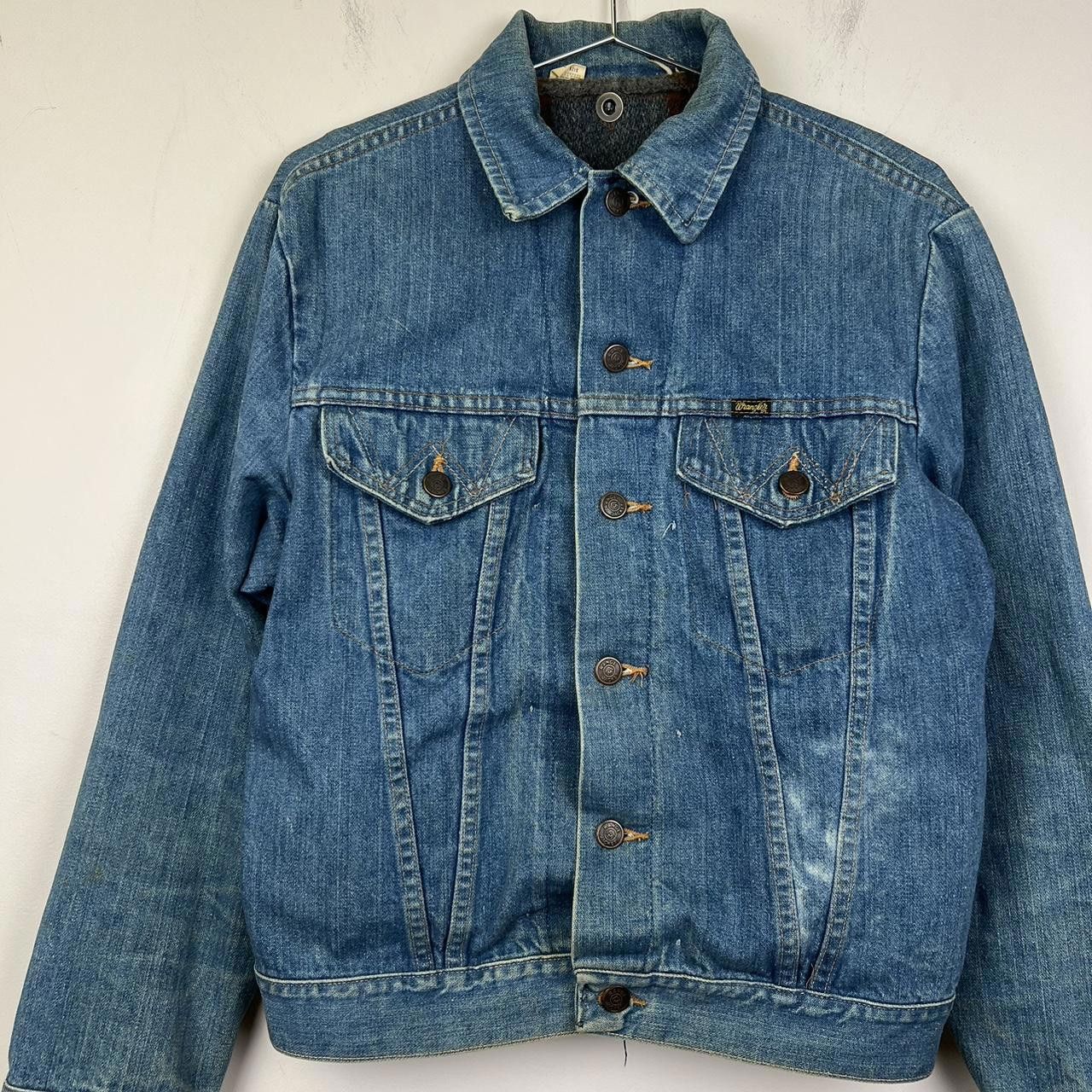 Wrangler Vintage 80s Wrangler Denim Jacket denim jacket Size US S / EU 44-46 / 1 - 2 Thumbnail