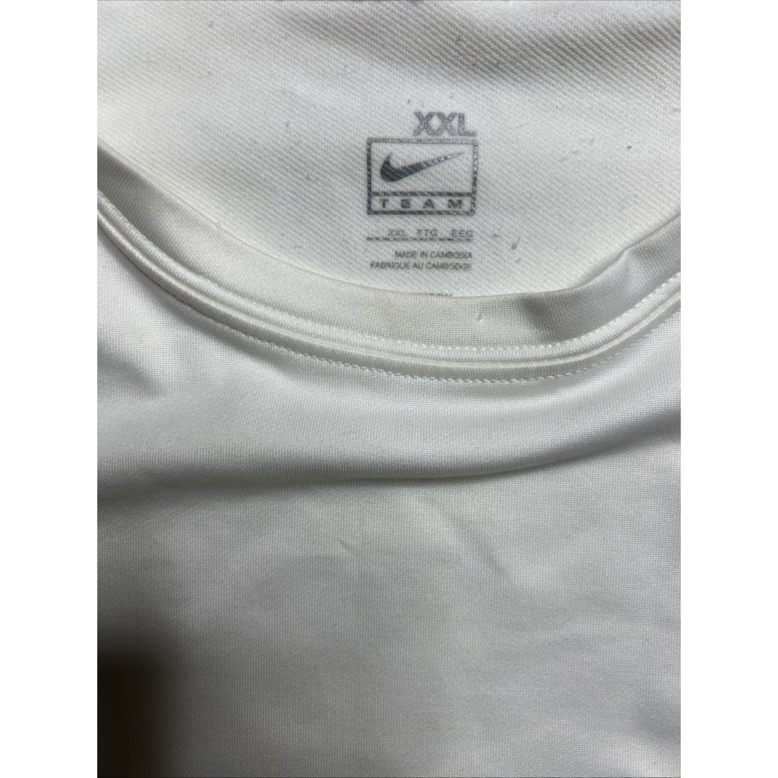Nike Nike Pro Shirt Long Sleeve Dri Fit Ivory Men Size 2XL Size US XXL / EU 58 / 5 - 4 Thumbnail