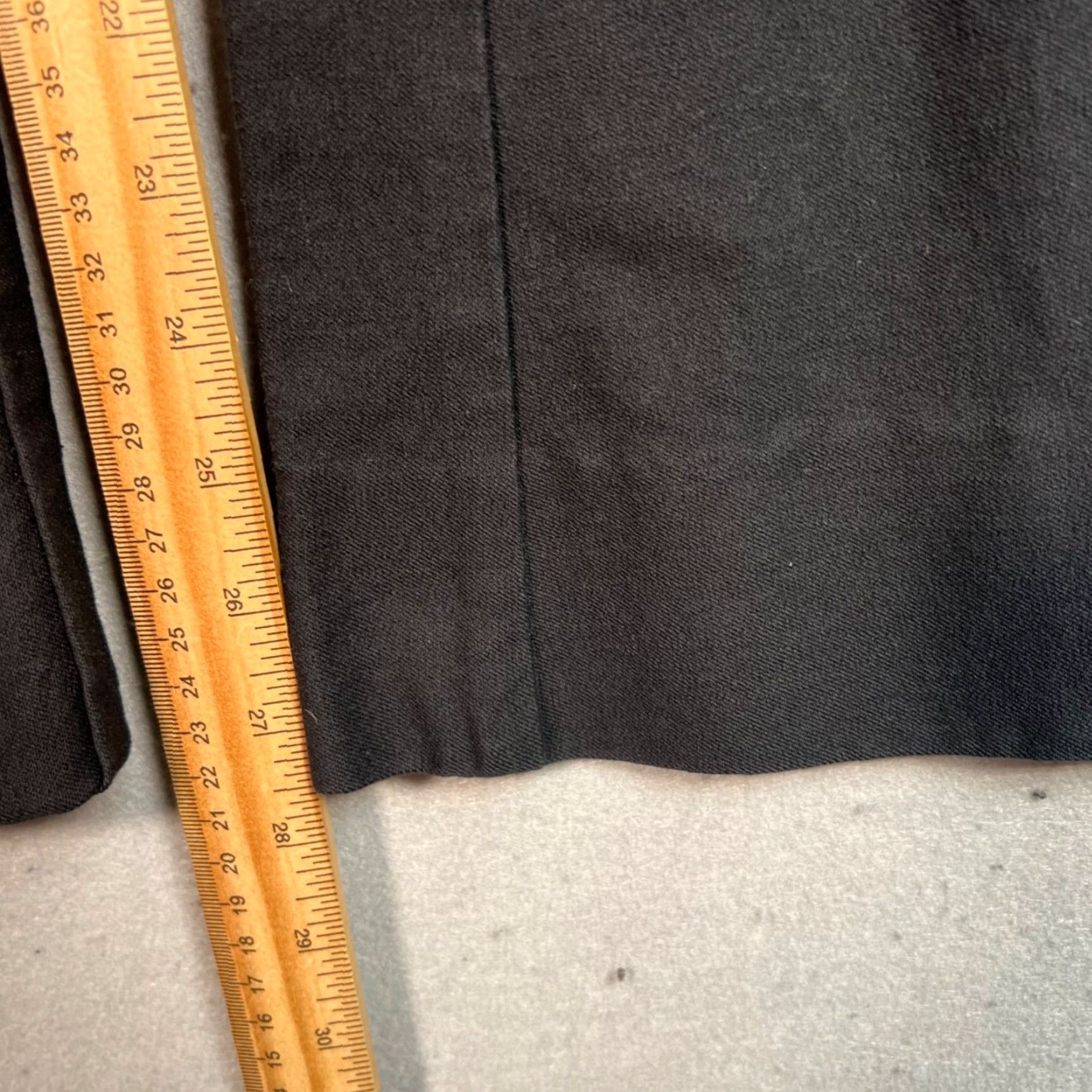 Vintage Derek Lam 10 Crosby Black Flare Leg Pants With White Side Stripes Womens Size 28 Size 28" / US 6 / IT 42 - 6 Thumbnail
