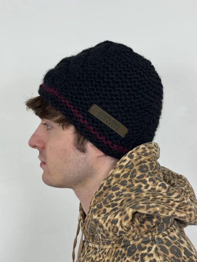 Jean Paul Gaultier 2000s Jean Paul Gaultier Black Wool Beanie Size ONE SIZE - 3 Thumbnail