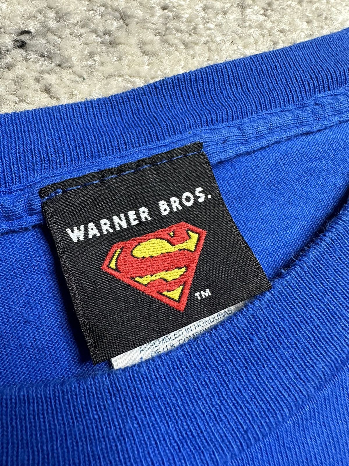 DC Comics × Vintage × Warner Bros Super Men Dc Comics Warner Bros Vintage 2001 Movie Tees Size US XL / EU 56 / 4 - 3 Thumbnail