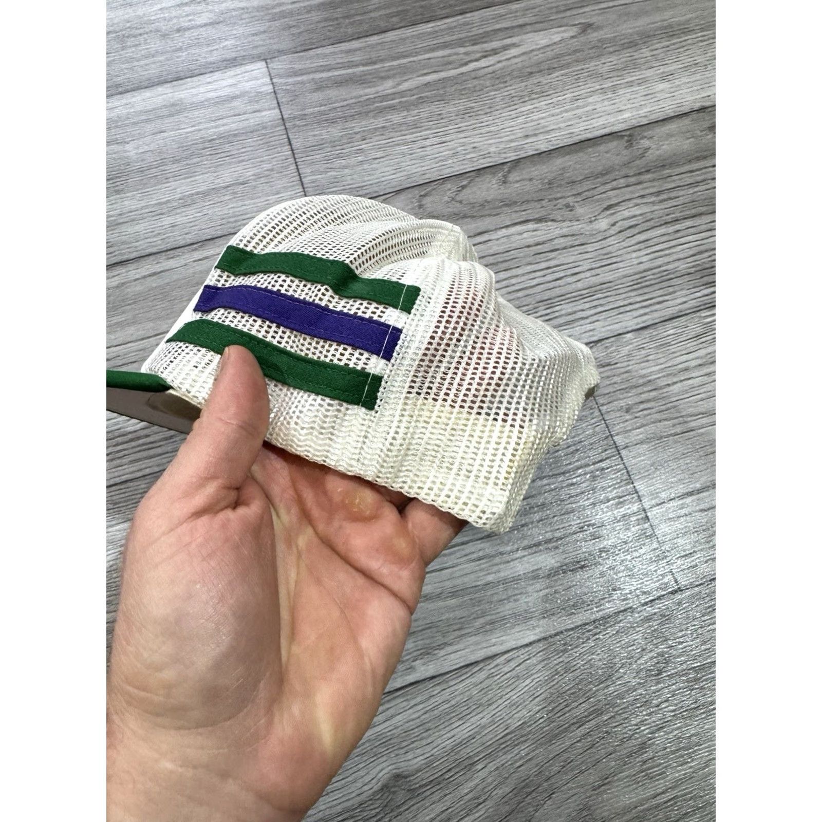 Vintage VINTAGE Wimbledon Tennis Snapback Trucker Hat Yupoong Made In Korea White OS Adults Mens Womens Size ONE SIZE - 6 Thumbnail