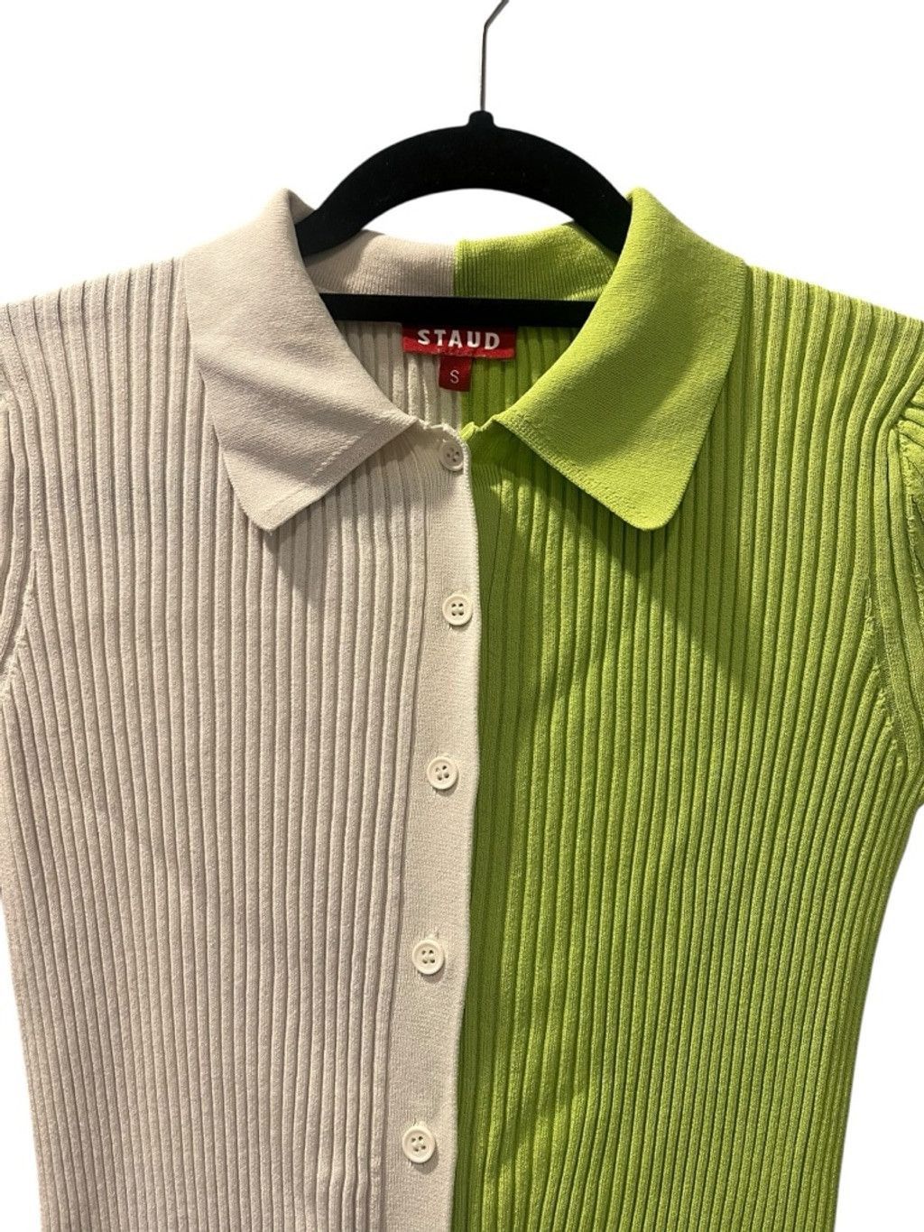 Staud STAUD Mini Milton Dress Women's Size Small Ribbed Knit Size S / US 4 / IT 40 - 4 Thumbnail