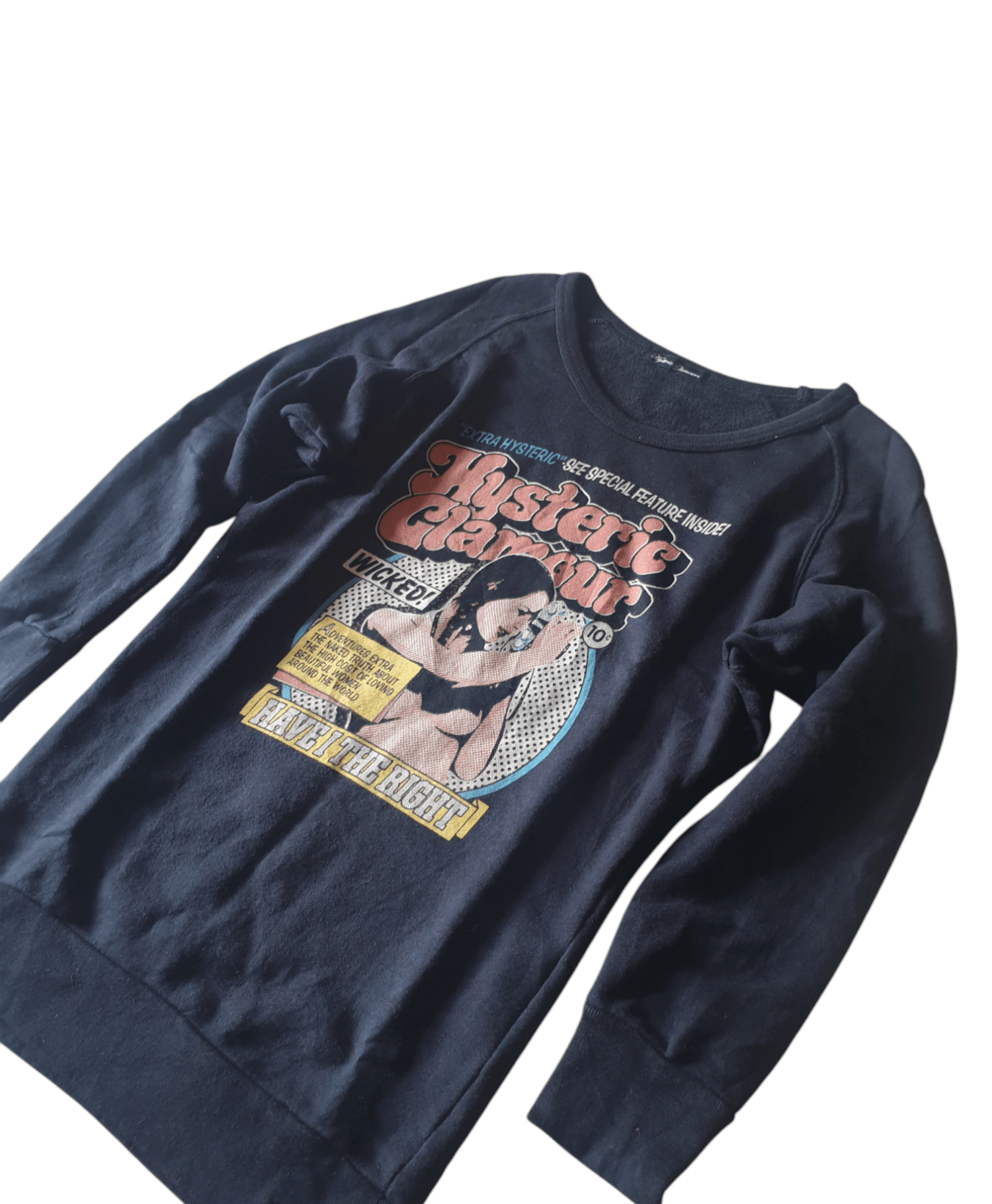 Hysteric Glamour × Japanese Brand Hysteric Glamour Spell Out Logo Sweatshirt Size M / US 6-8 / IT 42-44 - 3 Thumbnail