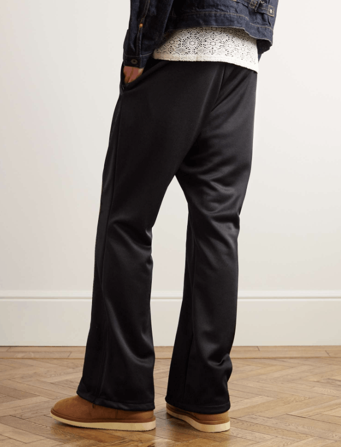 Kapital KAPITAL smooth jersey KOCHI & ZEPHYR track pants new black Size US 34 / EU 50 - 4 Thumbnail