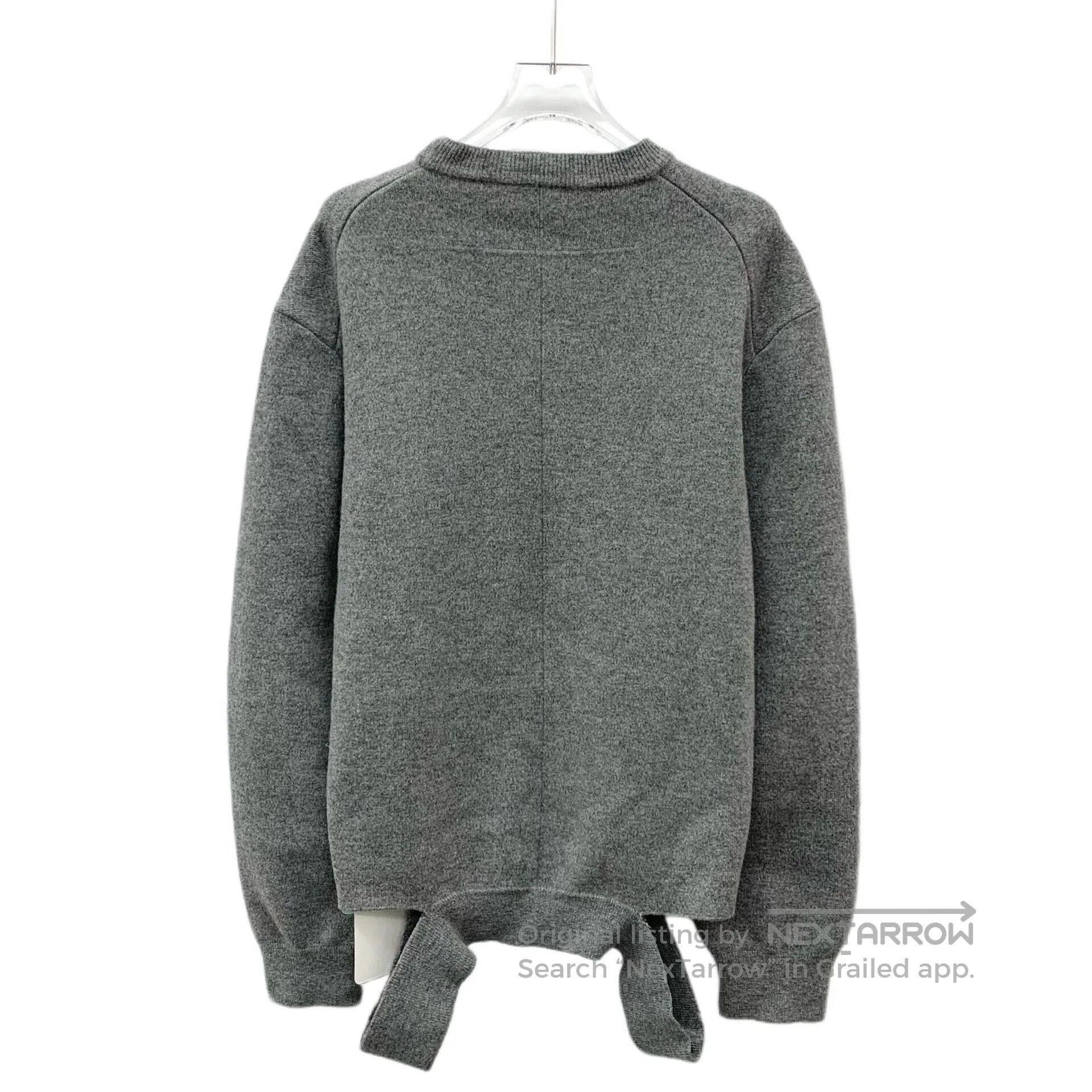 Givenchy givenchy gray wool crew neck sweater. Size US M / EU 48-50 / 2 - 2 Thumbnail