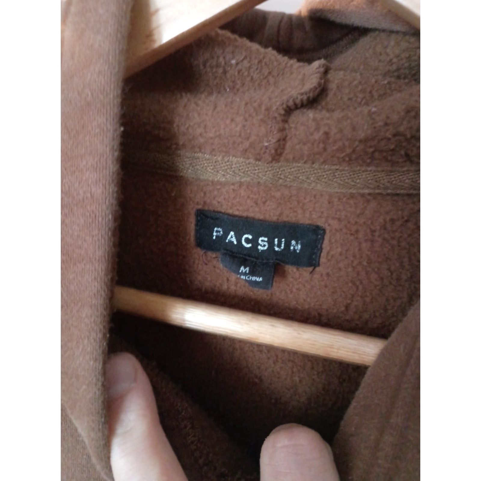Pacsun VINTAGE PacSun Brown Smiley Face Hoodie All Over Print Hoodie Men M Size US M / EU 48-50 / 2 - 3 Thumbnail